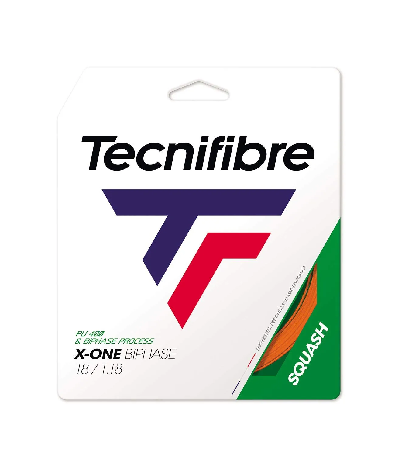 Tecnifibre X-One Biphase Corda Squash Set 12 m - Rosso