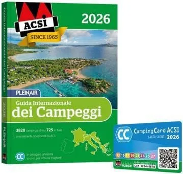 ACSI Guida Internazionale dei Campeggi 2026 con Camping Card