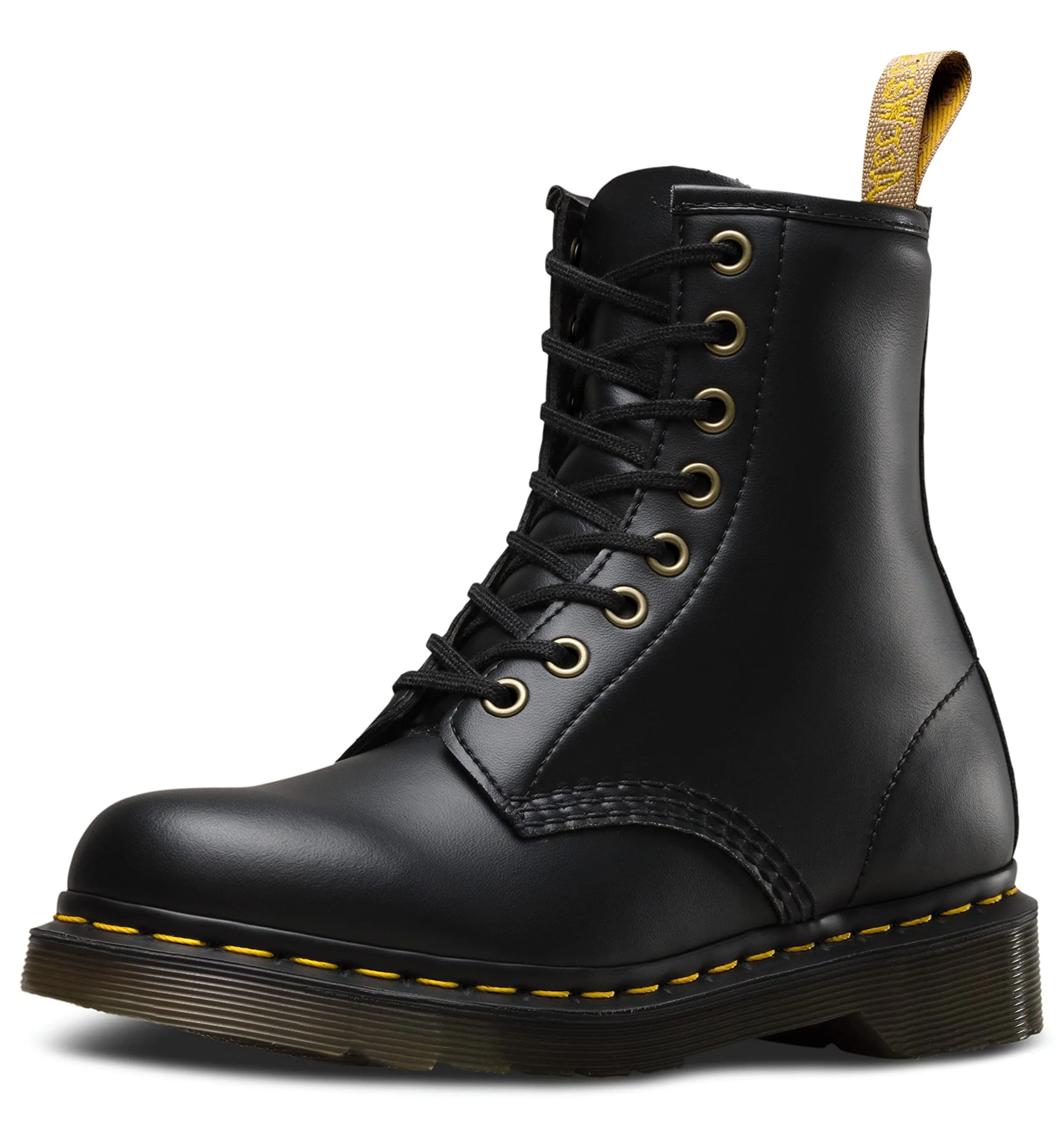 Dr. Martens Vegan 1460 Black Felix Rub Off, Stivali Unisex Adulto