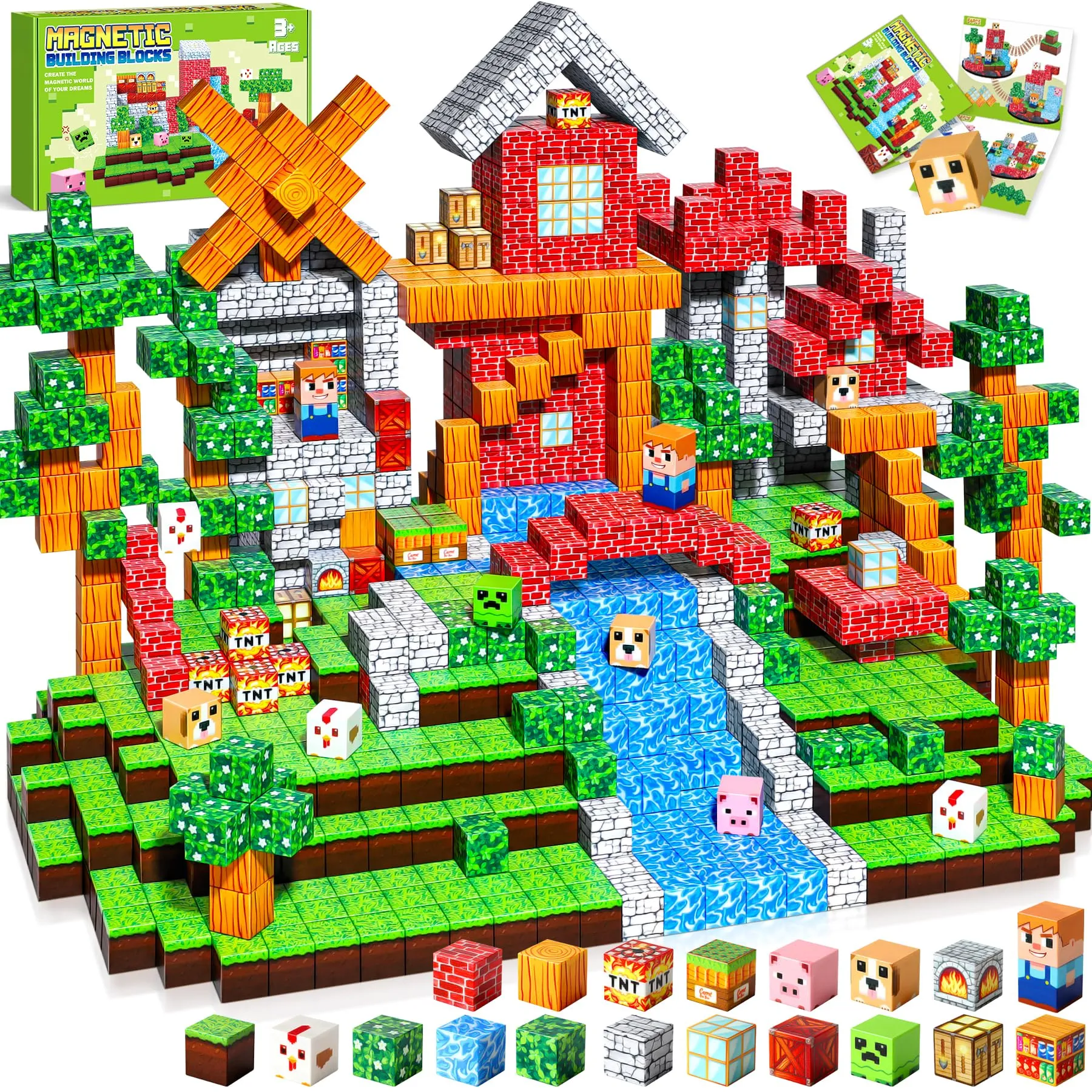 COOLJOYA Costruzioni Magnetiche per Bambini 150 Pezzi