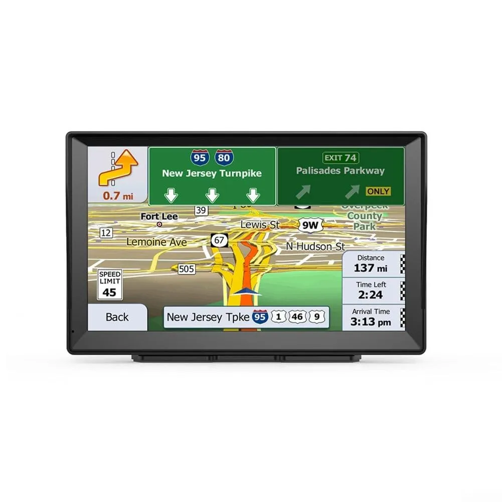 Navigatore Satellitare GPS 9 Pollici per Camion, Auto, Bus e Taxi con Mappe Offline Europa e Guida Vocale