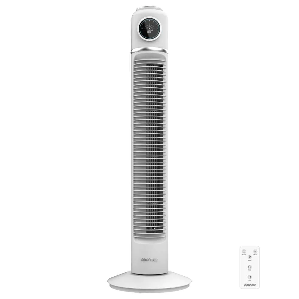 Cecotec EnergySilence 1090 Skyline Retro Smart White - Ventilatore a Torre Smart