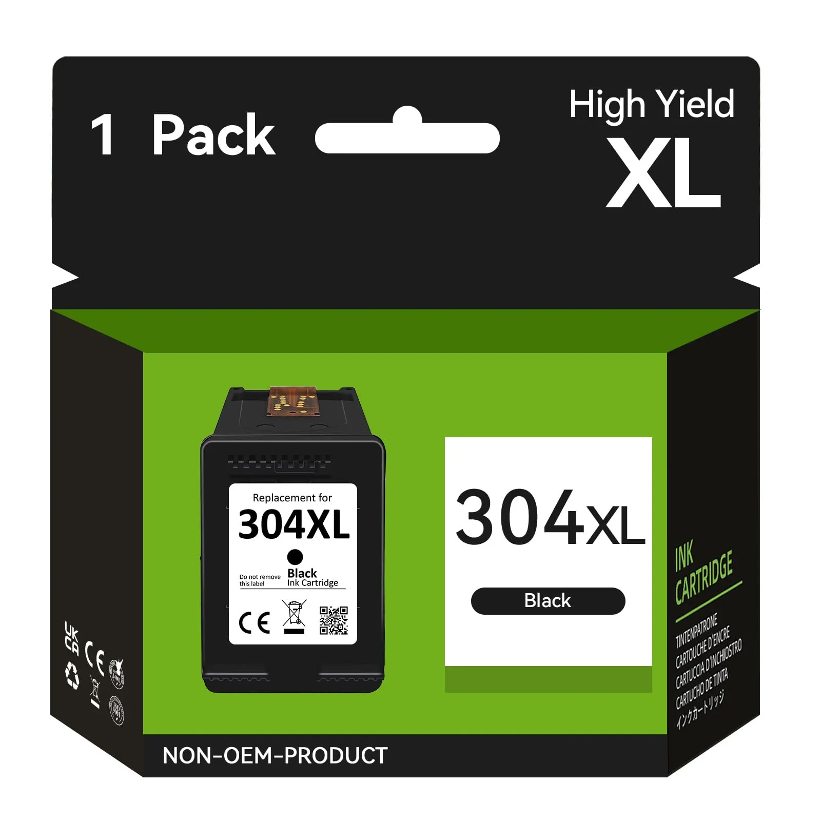 SUNPRINTZ Cartuccia 304 XL Nero Compatibile con HP DeskJet e Envy