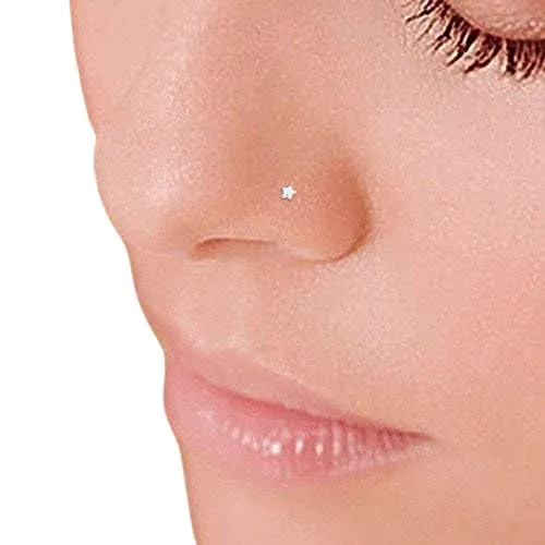 Mini Star Piercing Naso Acciaio Chirurgico
