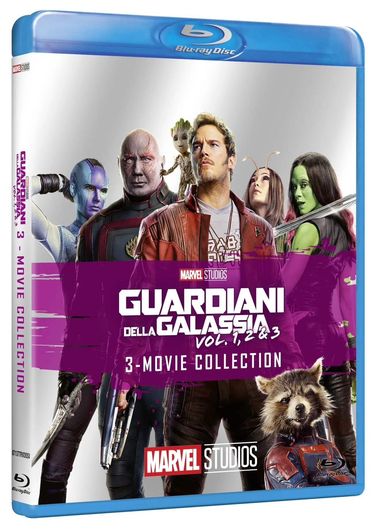 Cofanetto Guardiani della Galassia Vol. 1 - Vol. 2 - Vol. 3 (Blu-Ray)