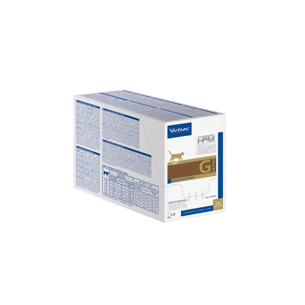 Virbac HPM Felin Digestive Support Alimento Umido per Gatti - 12 x 85g