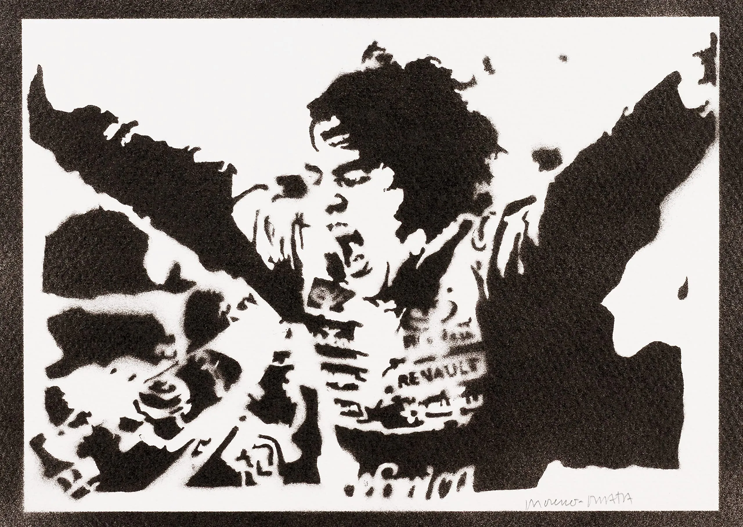 Quadro Graffiti Fernando Alonso - Opera d'Arte Handmade Moreno Mata