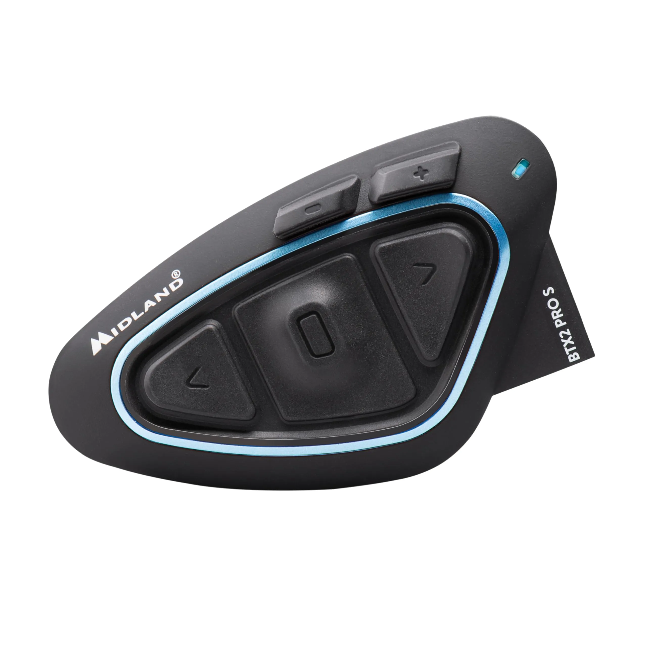 Midland BTX2 Pro S Singolo - Interfono Moto Bluetooth per 8 Persone