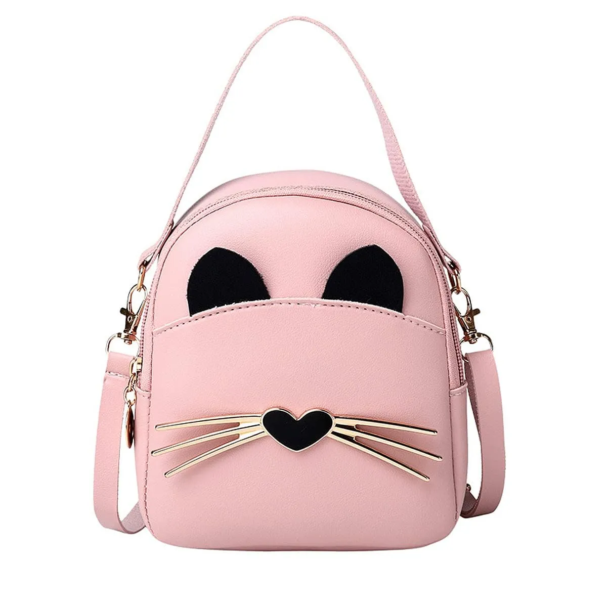Borsa a Tracolla Rosa da Principessa per Bambina - Mini Accessorio Moda