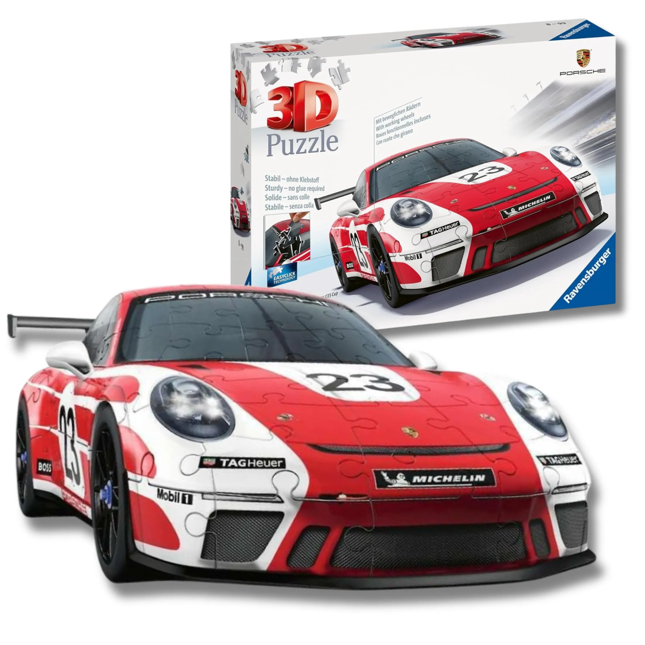 Ravensburger - Puzzle 3D Porsche 911 GT3 Cup Salzburg