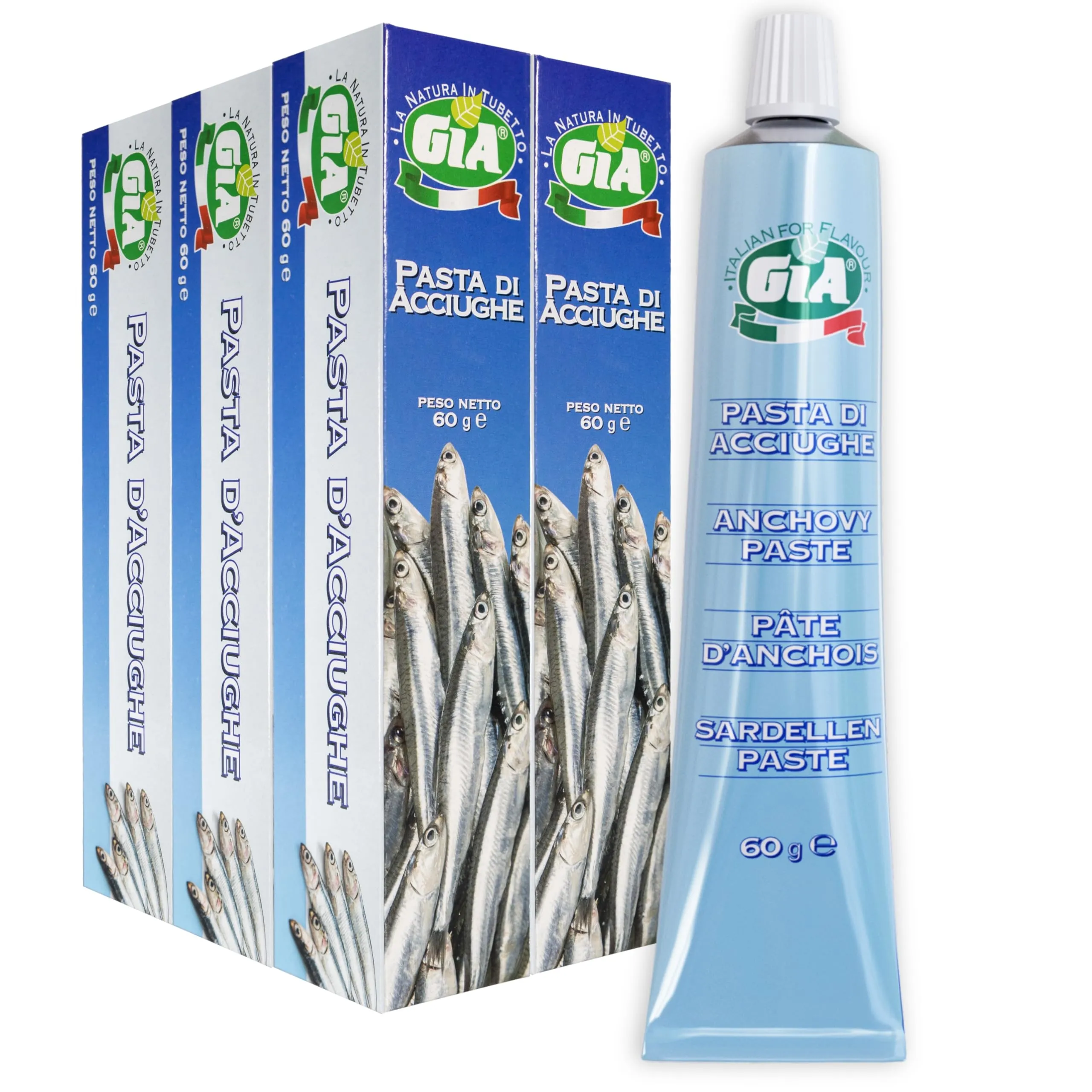 GIA Pasta di Acciughe in Tubetto - 6x60g