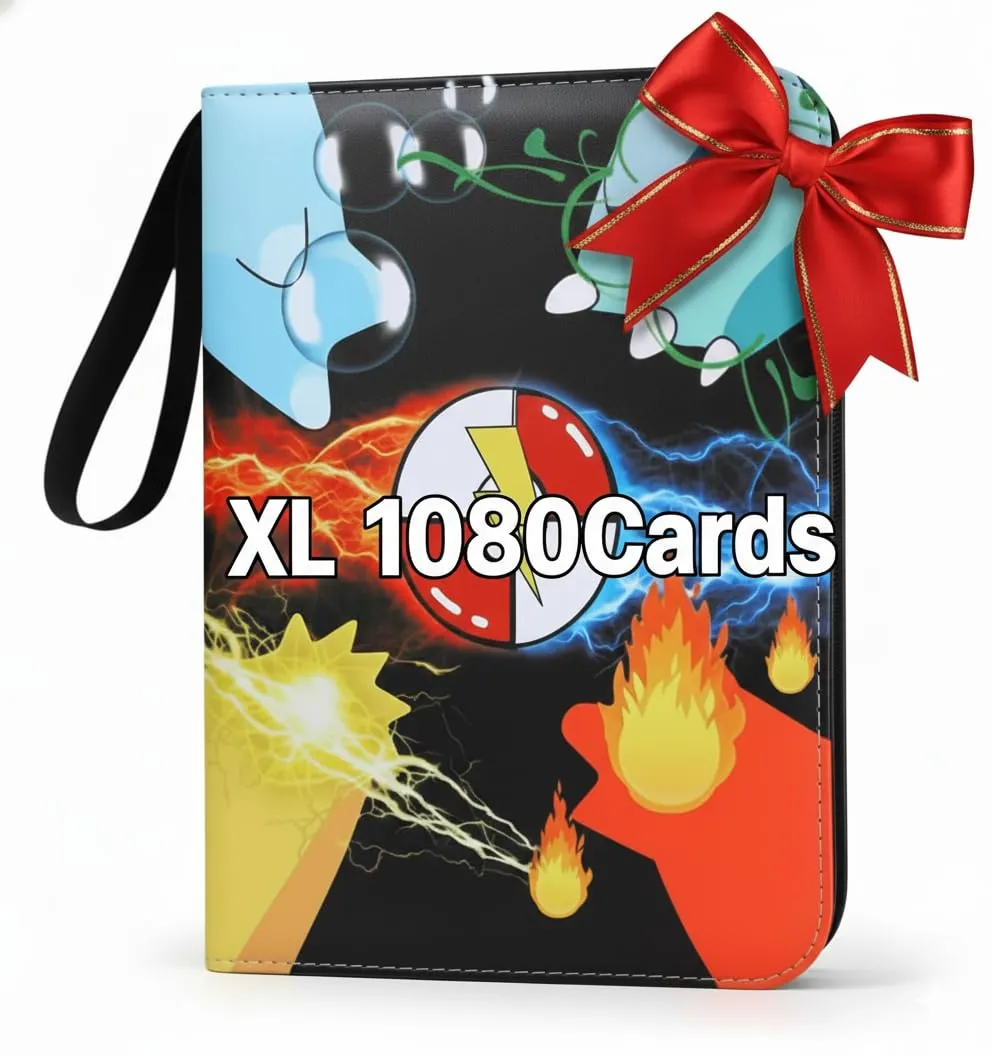 HYSINSE Album Porta Carte da Collezione con 480 Tasche - Proteggi e Organizza le Tue Carte