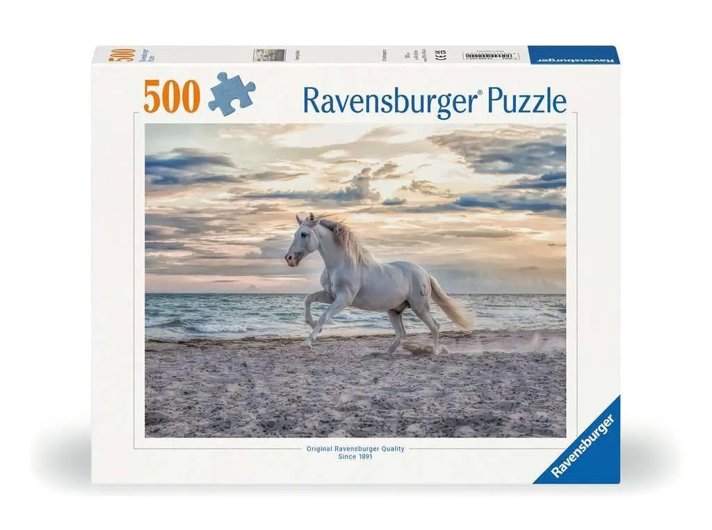 Ravensburger 12000222 - Cavallo in spiaggia - puzzle 500 pezzi