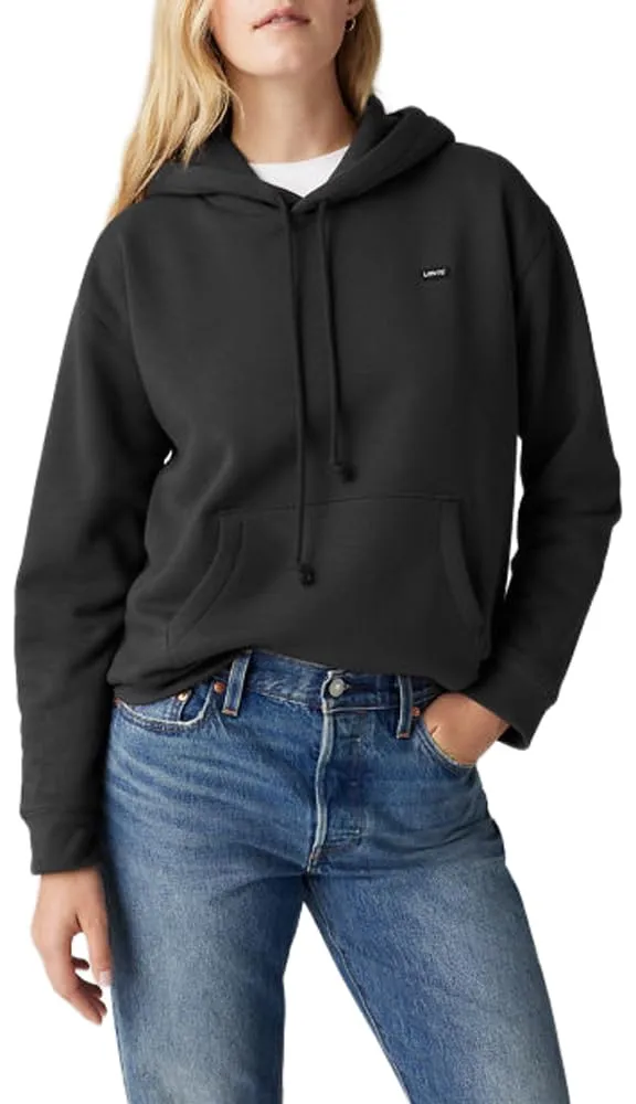 Levi's Everyday Hoodie Felpa con Cappuccio, Caviale, S Donna