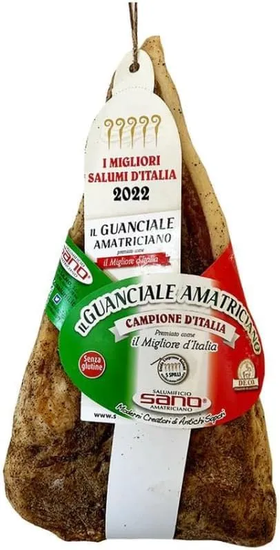 Guanciale Amatriciano Intero - Salumificio Sano di Amatrice (1.3kg circa)