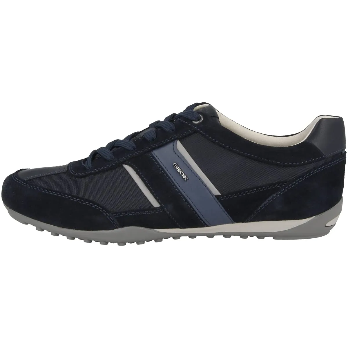 Geox U Wells C, Sneakers Uomo, Blu (Dk Navy)