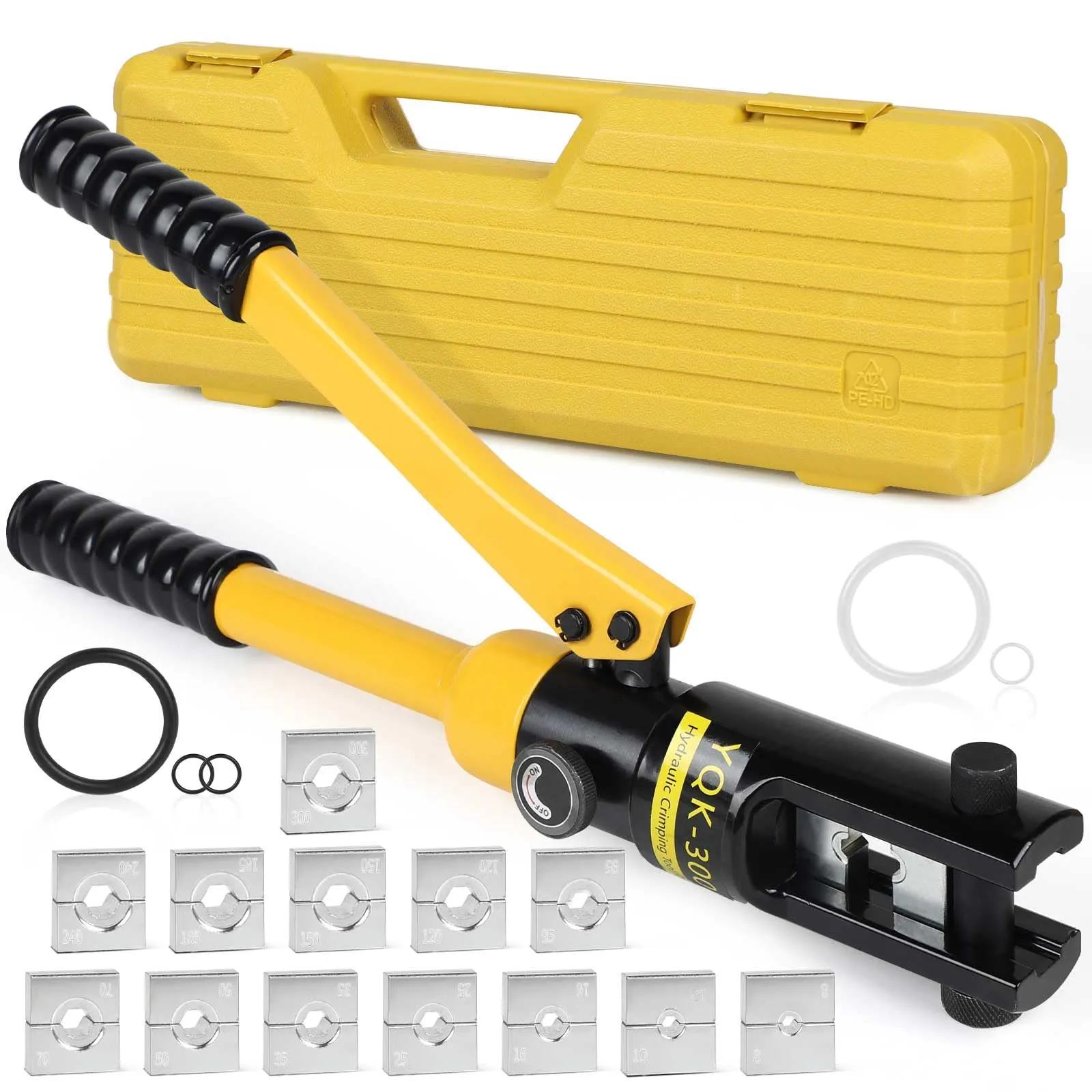 SWAWIS 16T Pinza Crimpatrice Idraulica per Capicorda 8-300 mm²