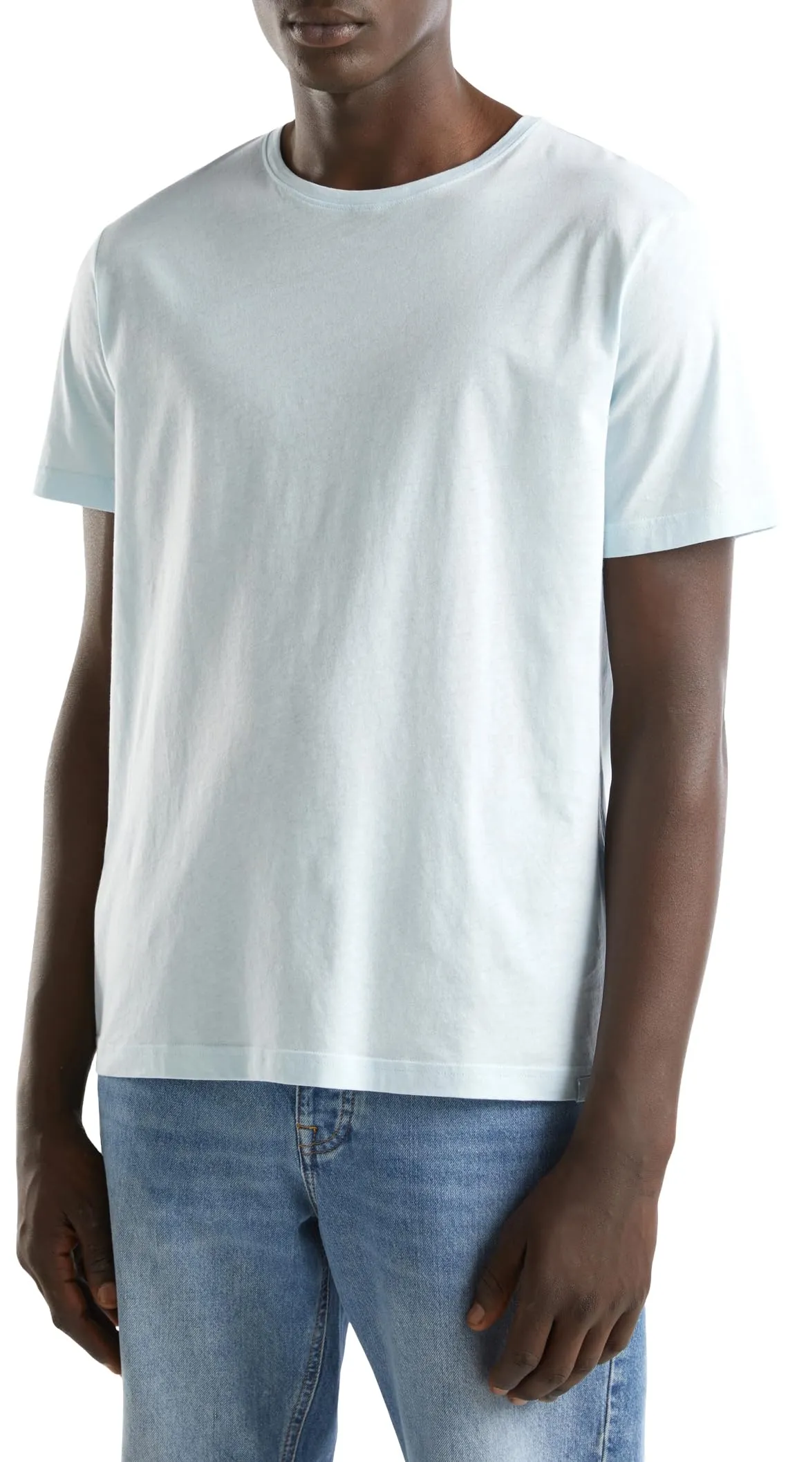 T-shirt Uomo United Colors of Benetton in Jersey di Cotone Lightweight