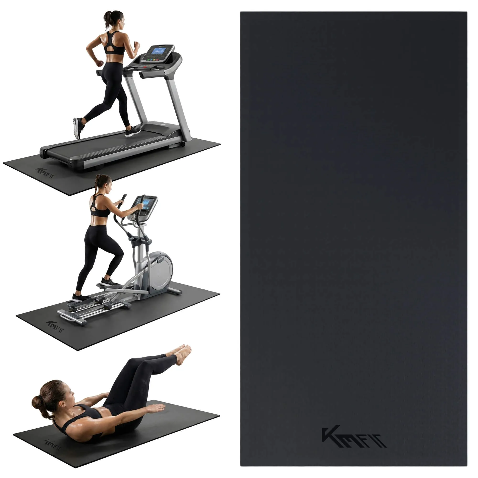 KM-Fit Tappetino Protettivo Fitness 200 x 90 x 0,8 cm