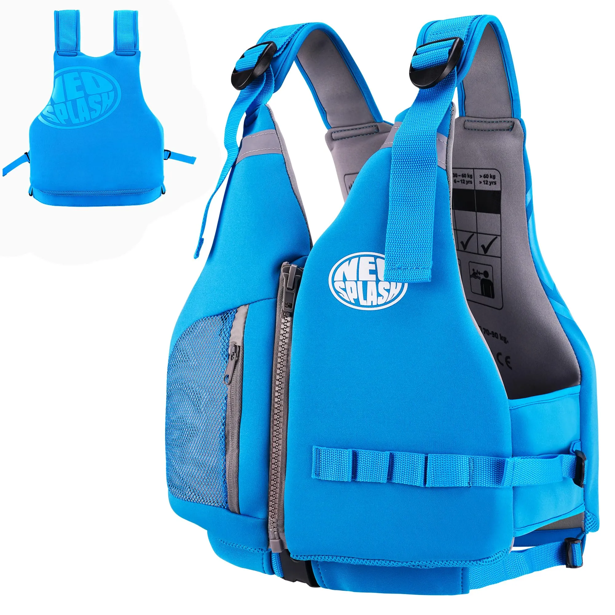 Giubbotto di Salvataggio Aiuto al Galleggiamento Adulti - Blu