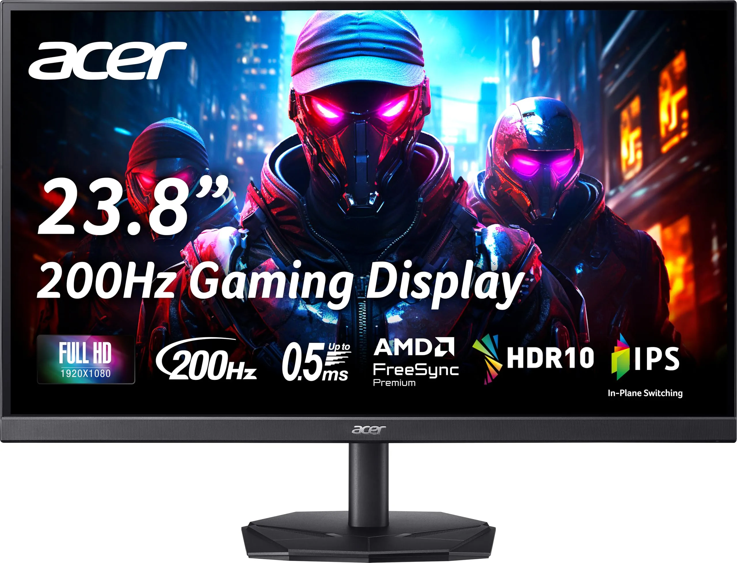Acer Nitro KG242YX1bmiipx Monitor Gaming 23.8" FHD 200Hz