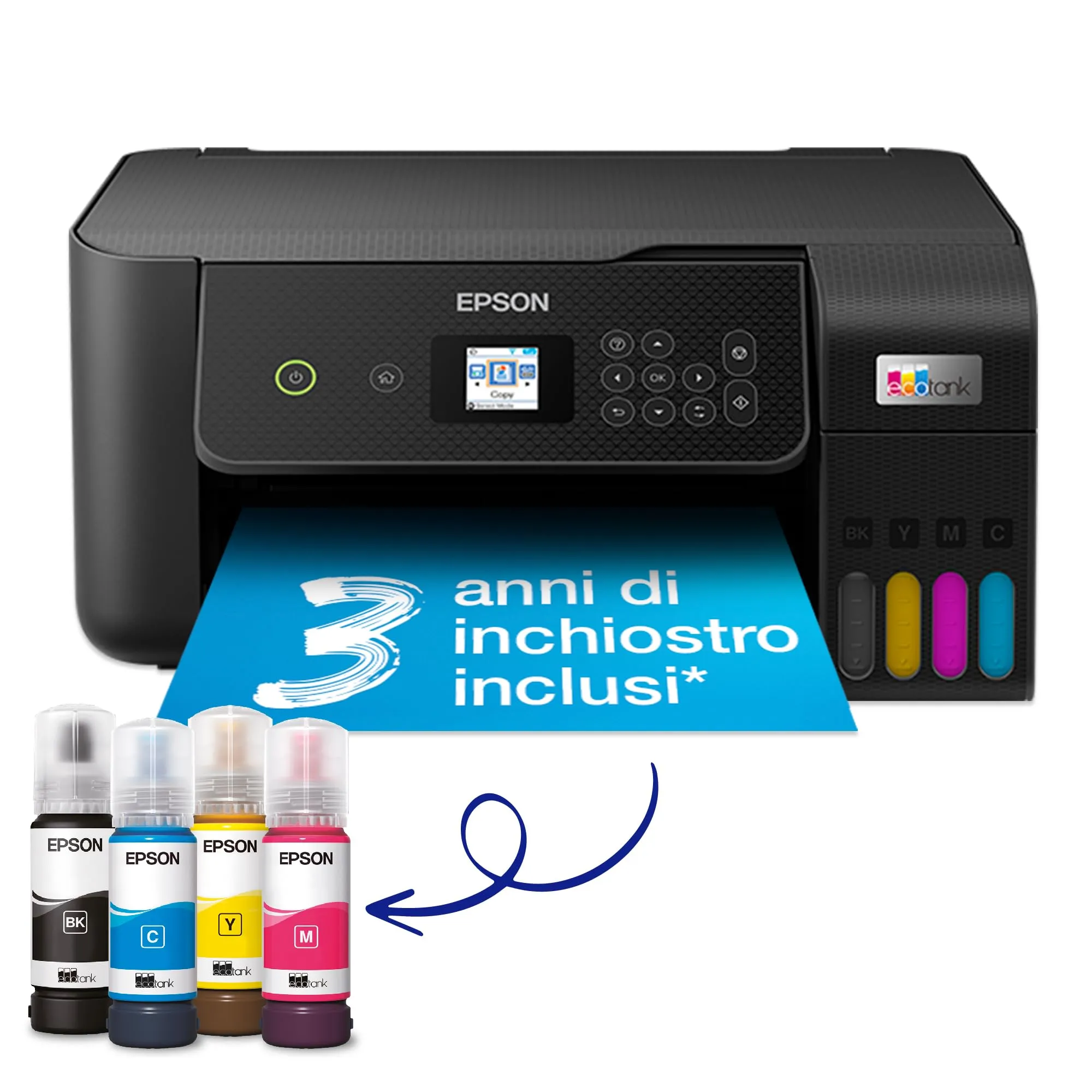 Epson EcoTank ET-2821 Stampante Multifunzione