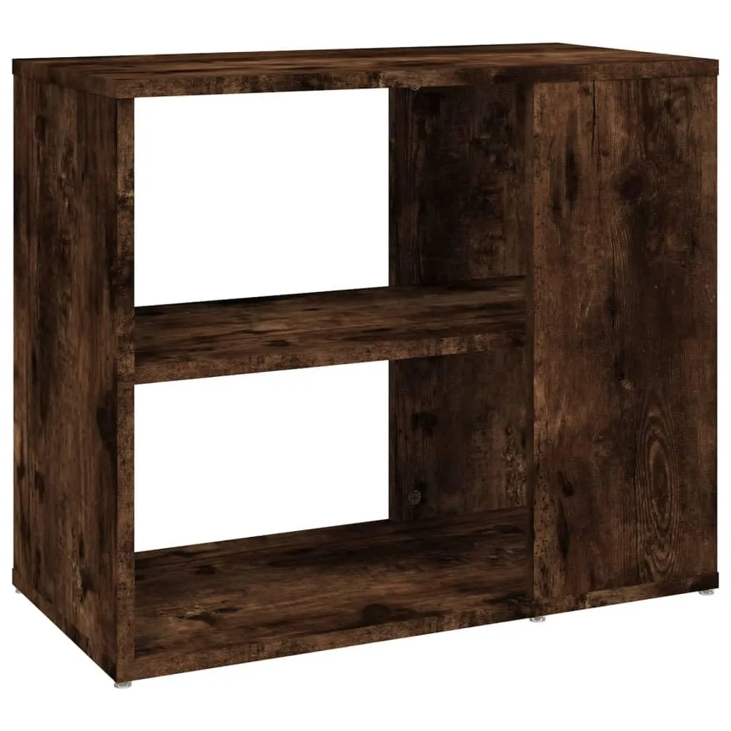 vidaXL Mobiletto Laterale Rovere Fumo