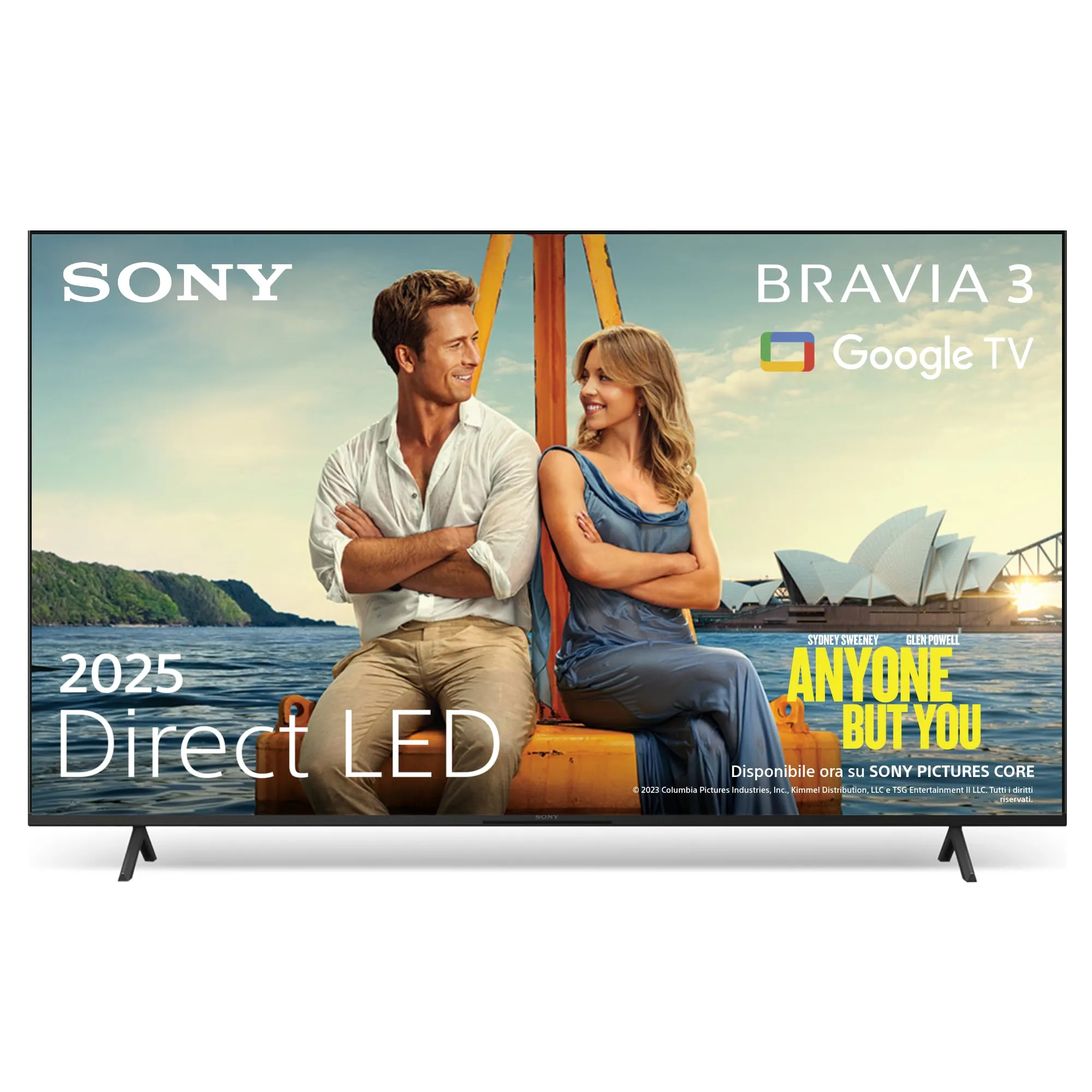 Sony BRAVIA 3 - TV LED 43" 4K HDR con Google TV (Modello 2025)