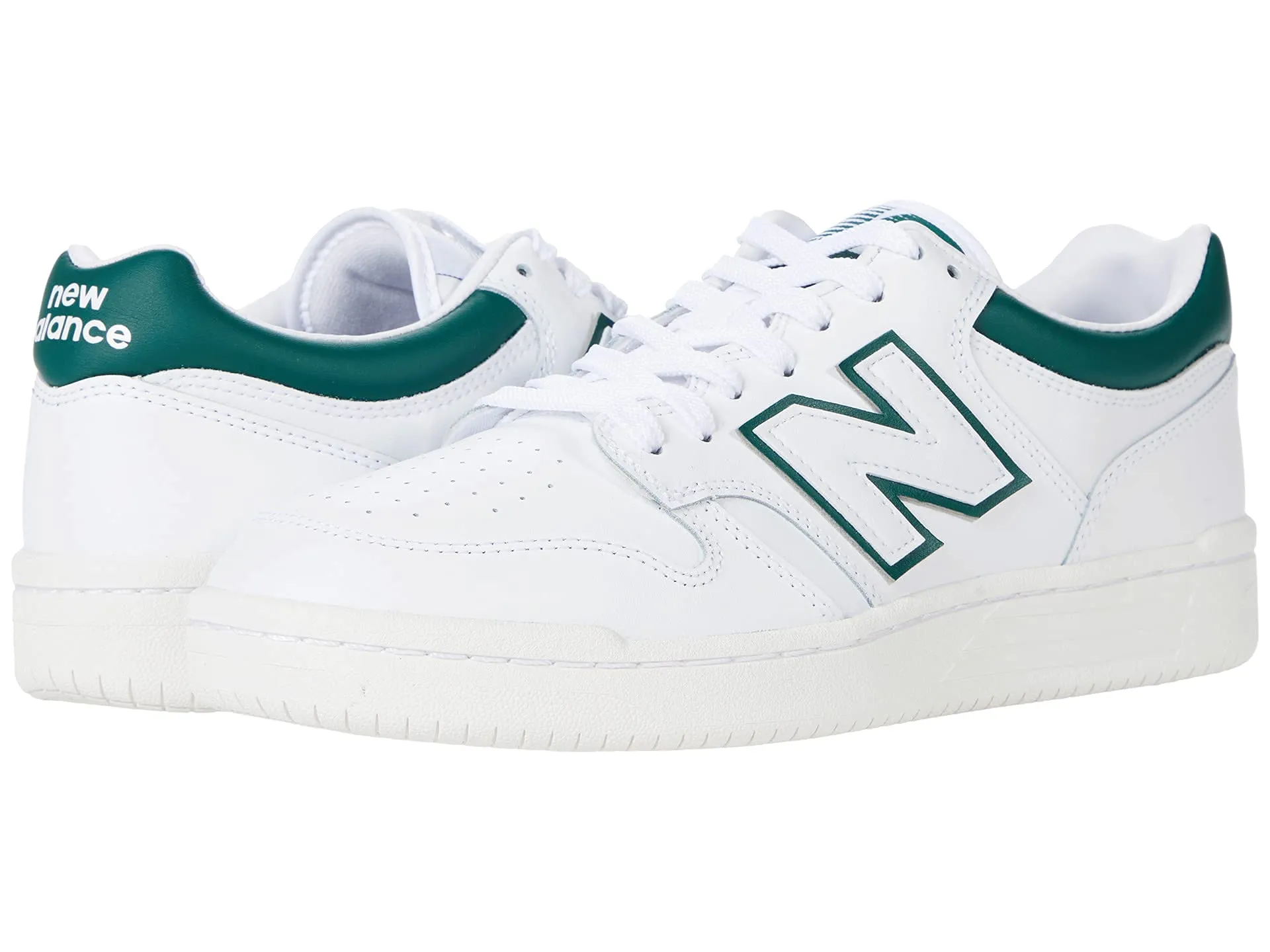 New Balance BB480LGT 480 Uomo, White EU 38