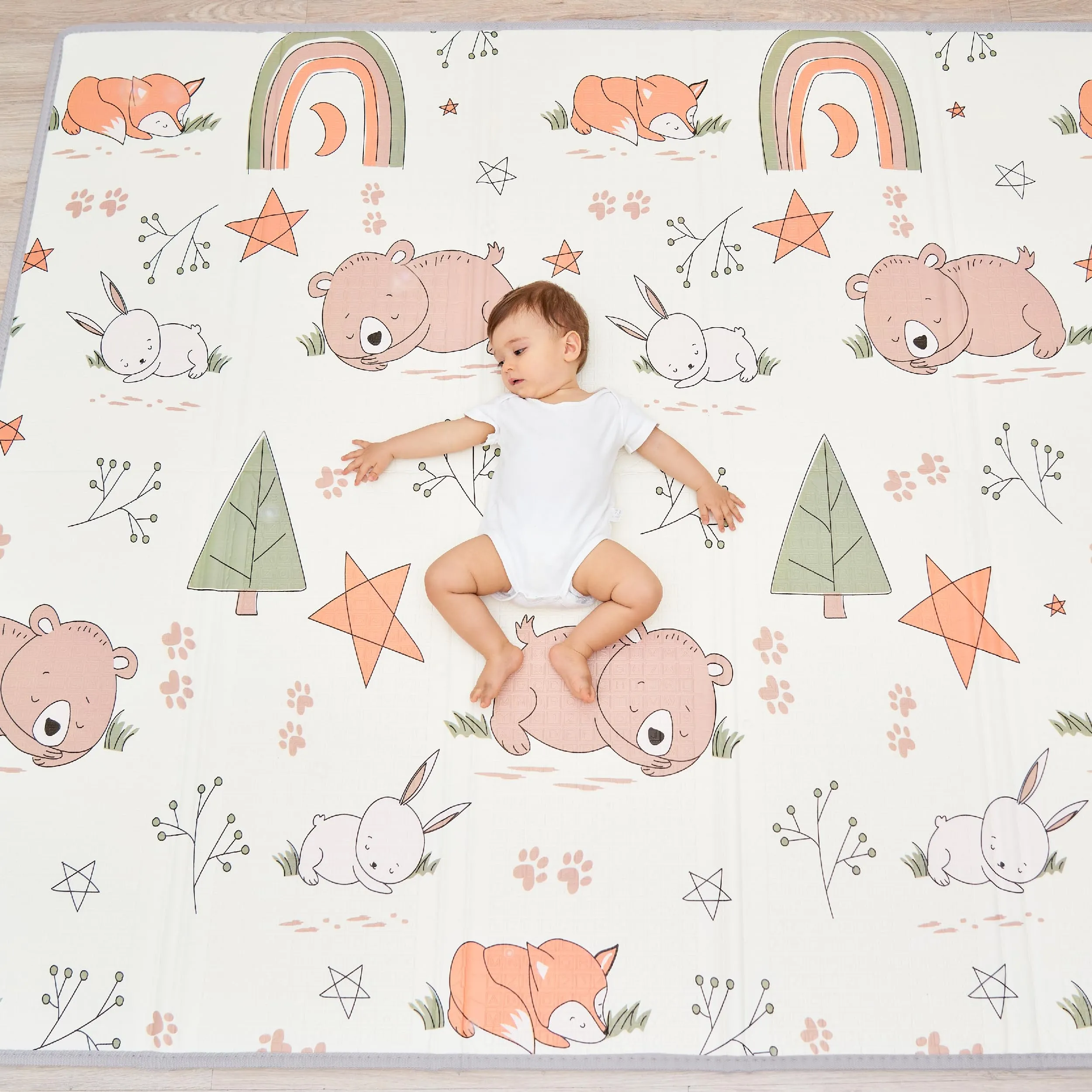 SUPERBE BEBE Tappeto Gioco Bambini Pieghevole 150x180x1cm