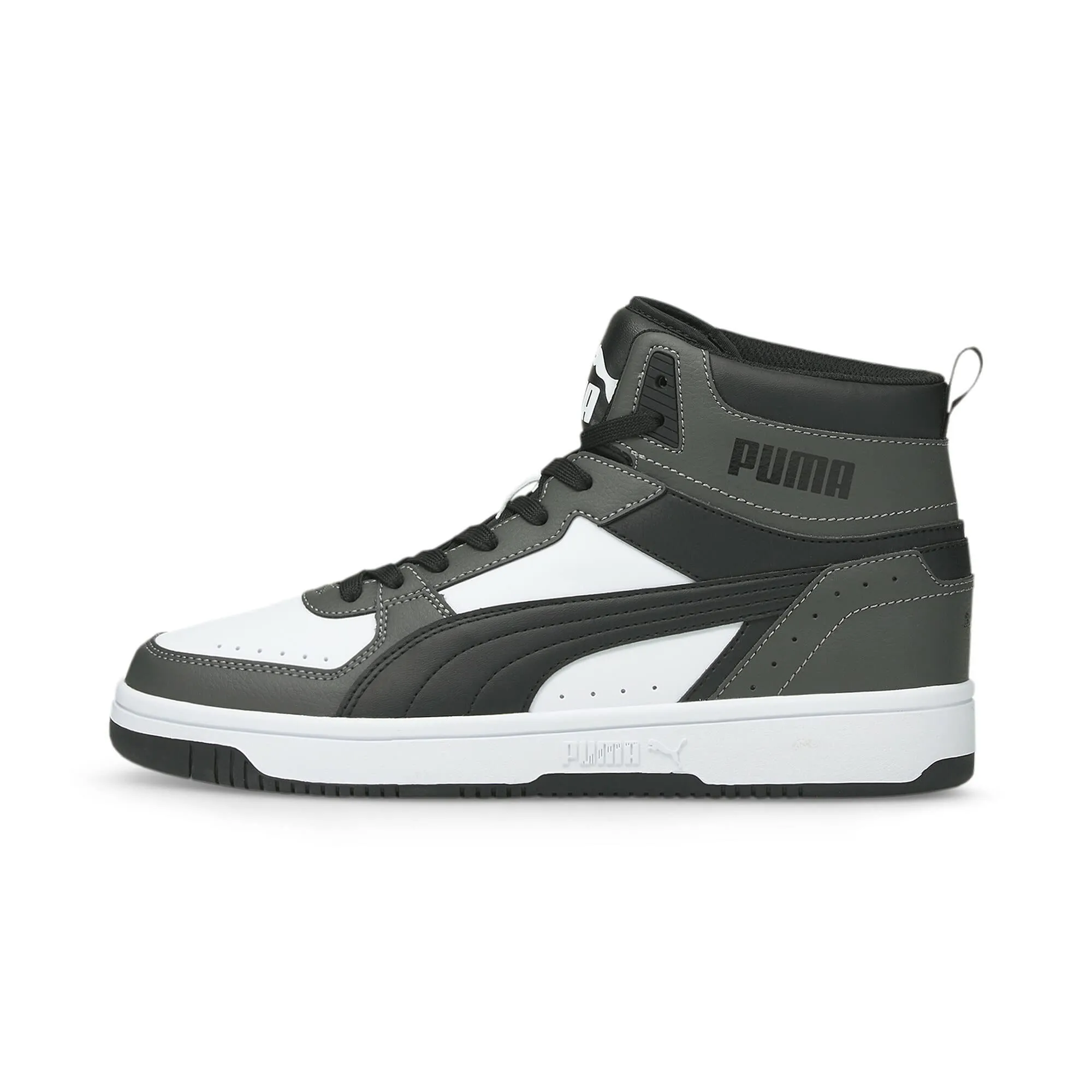 PUMA Rebound JOY Sneakers Unisex - Dark Shadow/Puma Black/Puma White