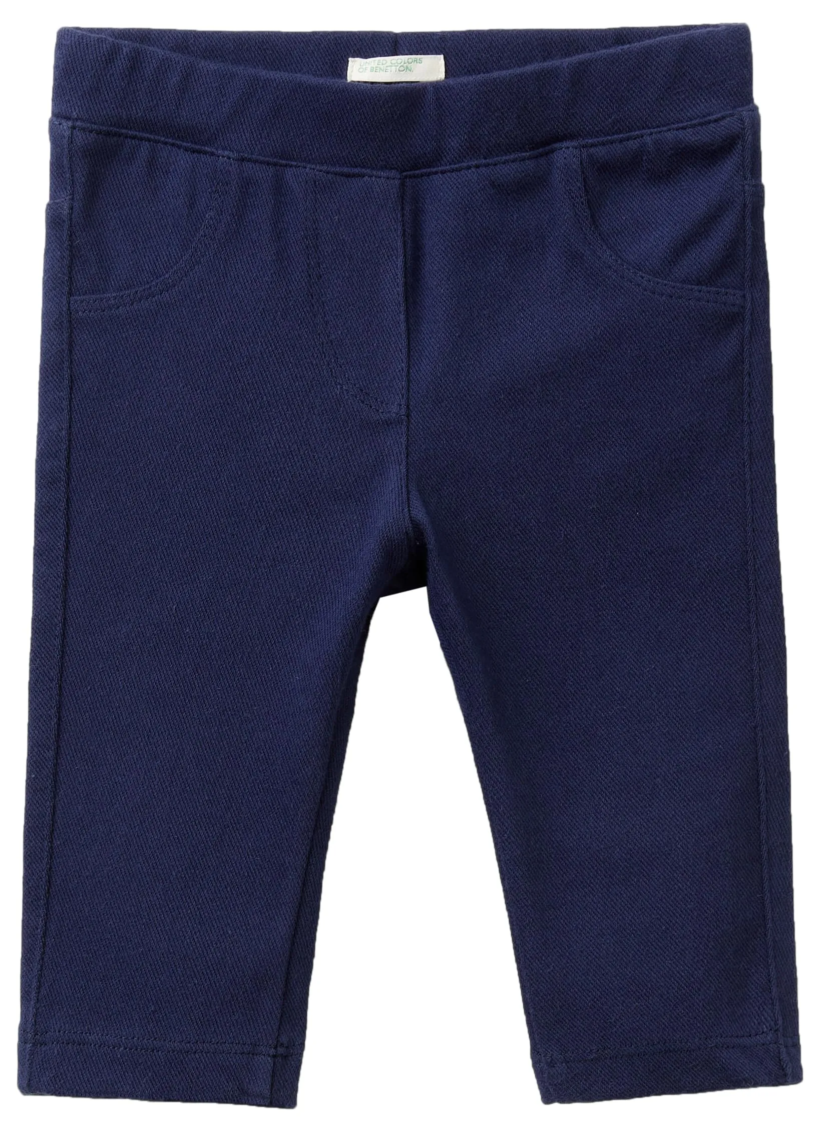 United Colors of Benetton Pantalone Donna in Jersey Stretch con Ricamo Coniglietto