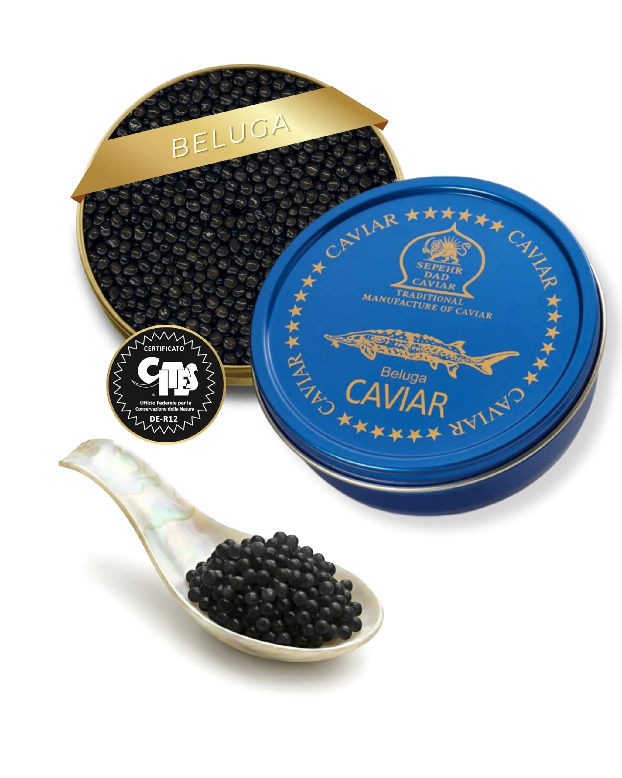 Caviale Beluga Original Huso Huso puro 125g