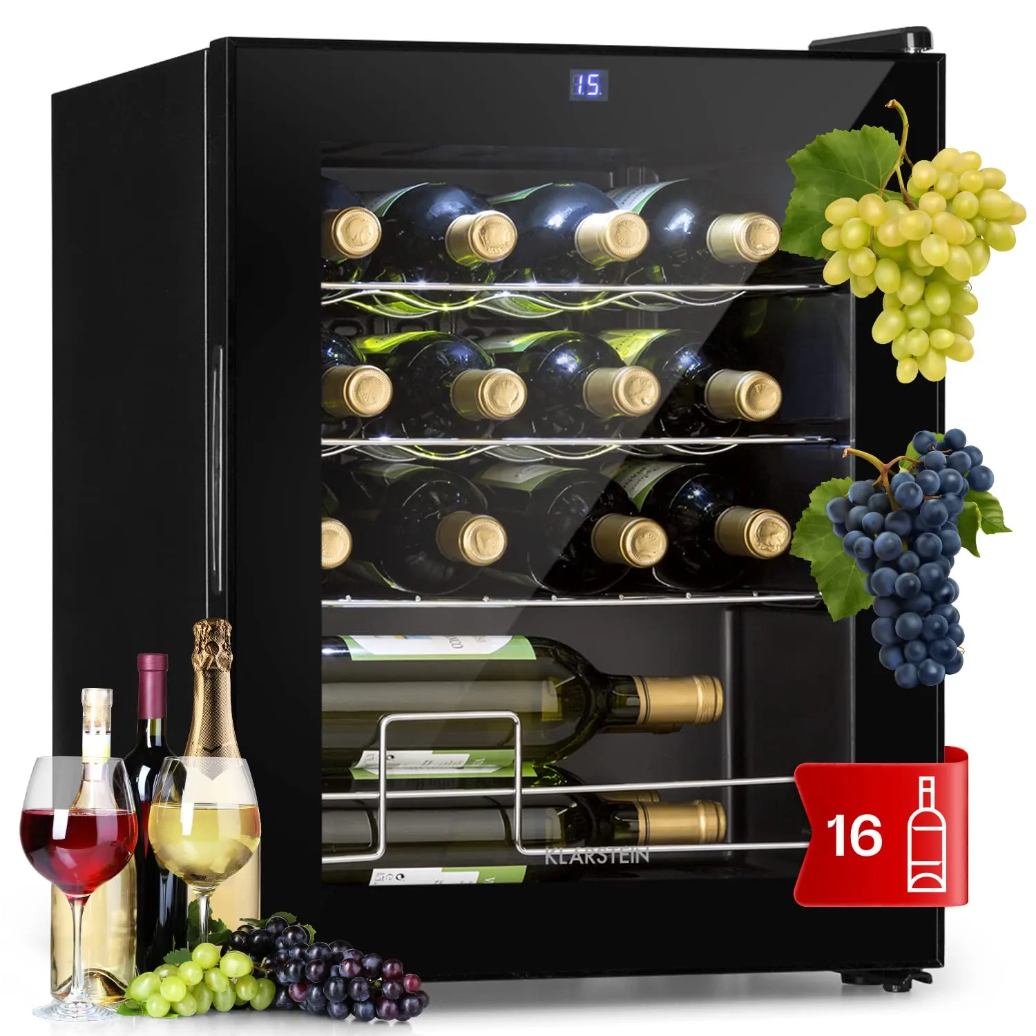 Klarstein Cantinetta Vino Design 42L, 16 Bottiglie