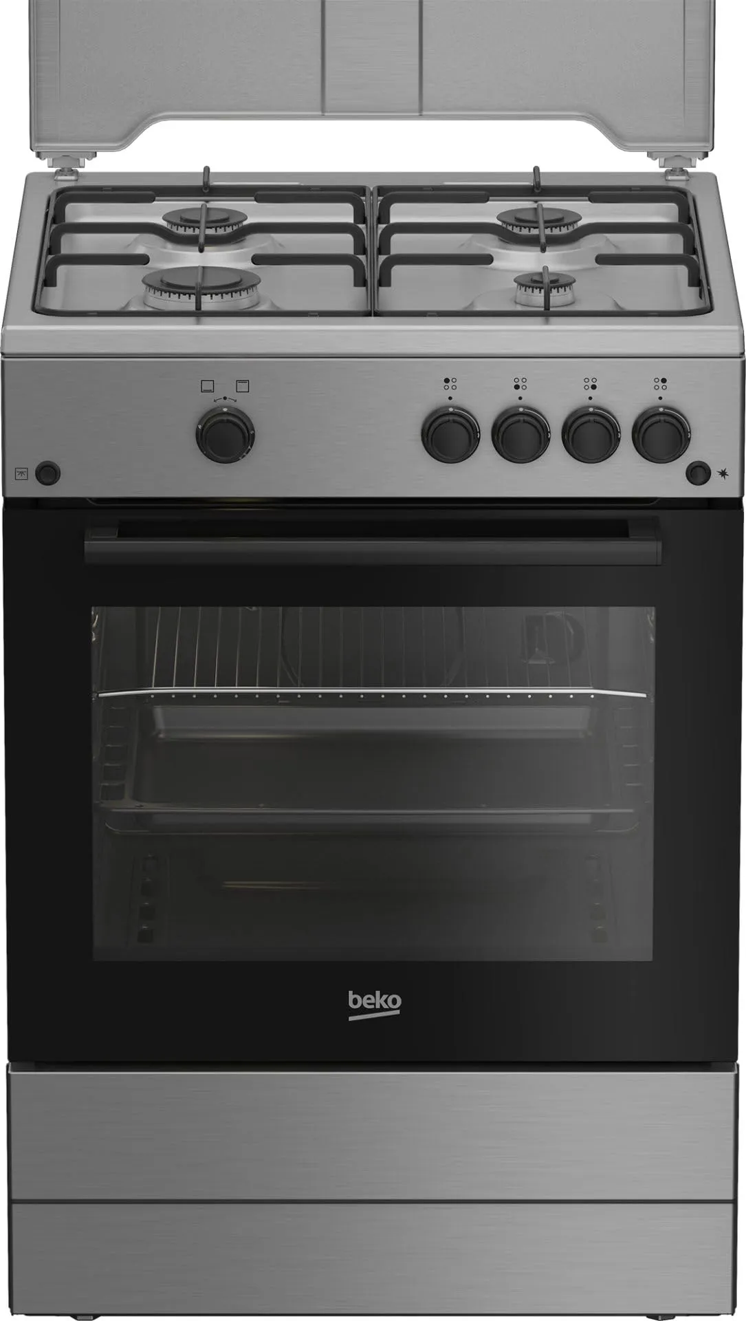 Cucina a Gas FBG62010DX Inox/Nero - 60x60 cm