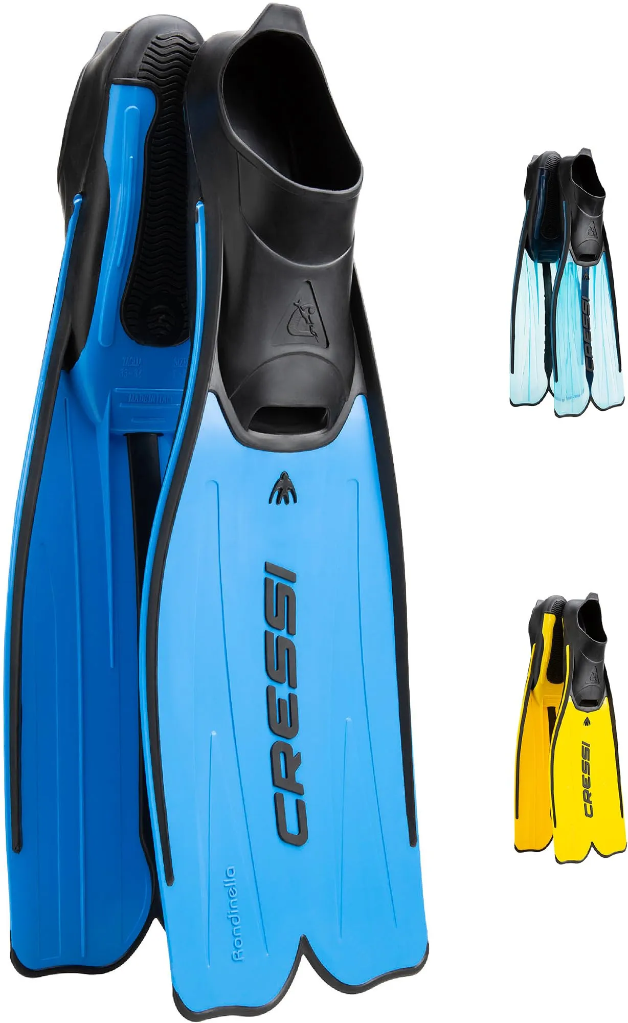 Cressi Rondinella Pinne da Nuoto Blu