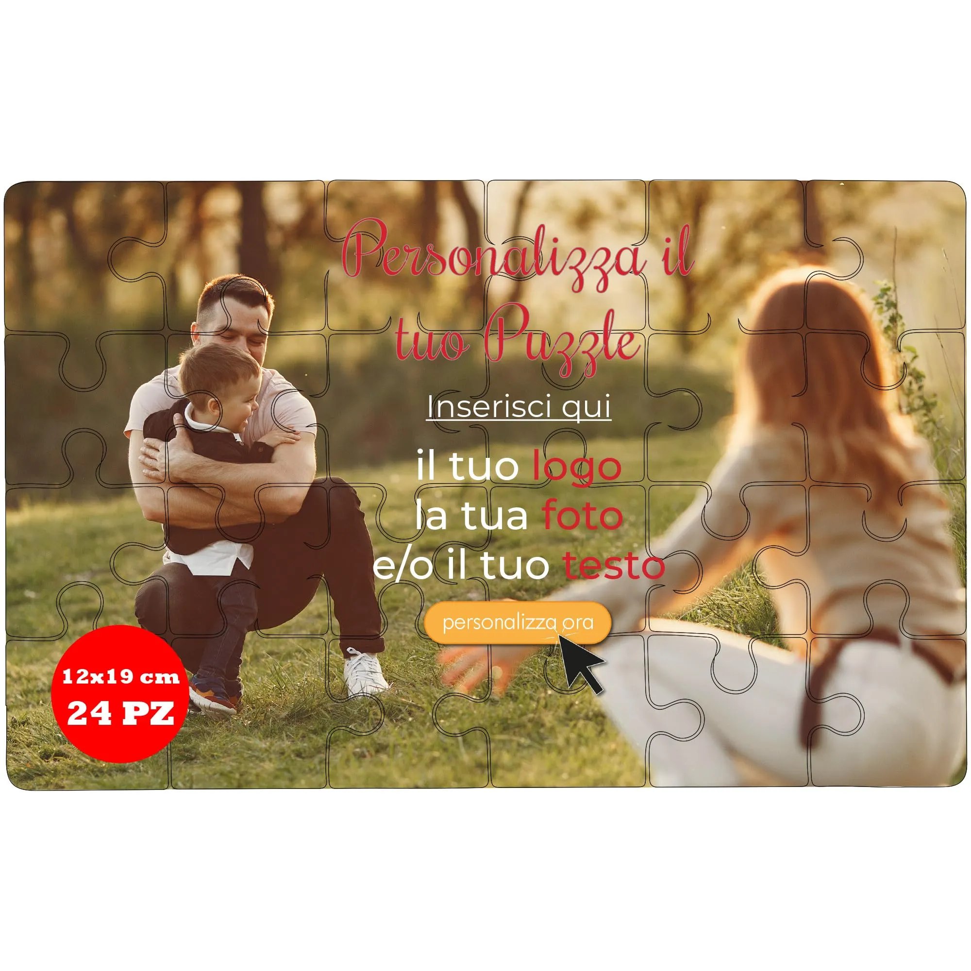 Puzzle Personalizzato con Foto e Testo - AL Production