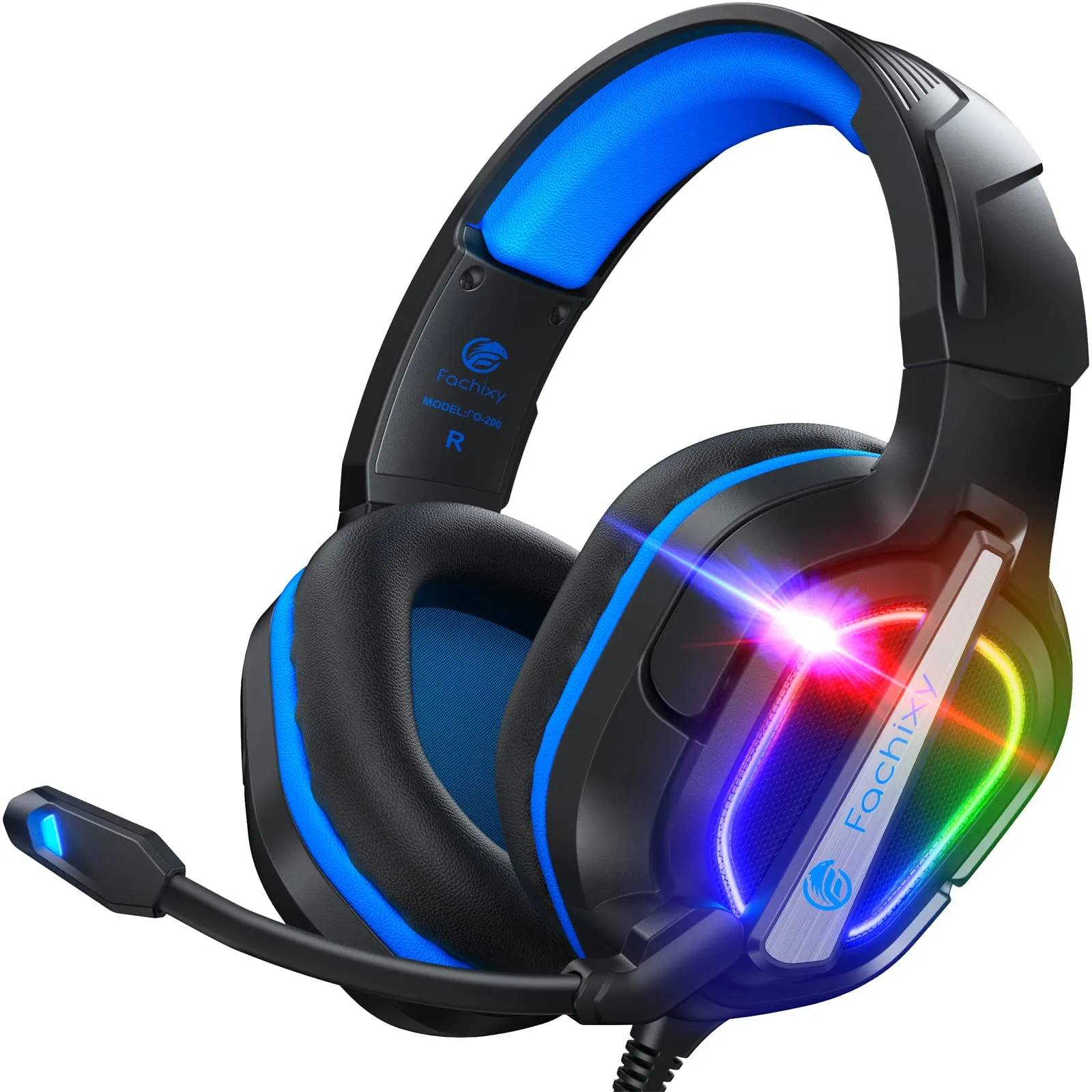 Fachixy FC200 Cuffie Gaming RGB per PS4, PS5, PC, Xbox e Nintendo Switch