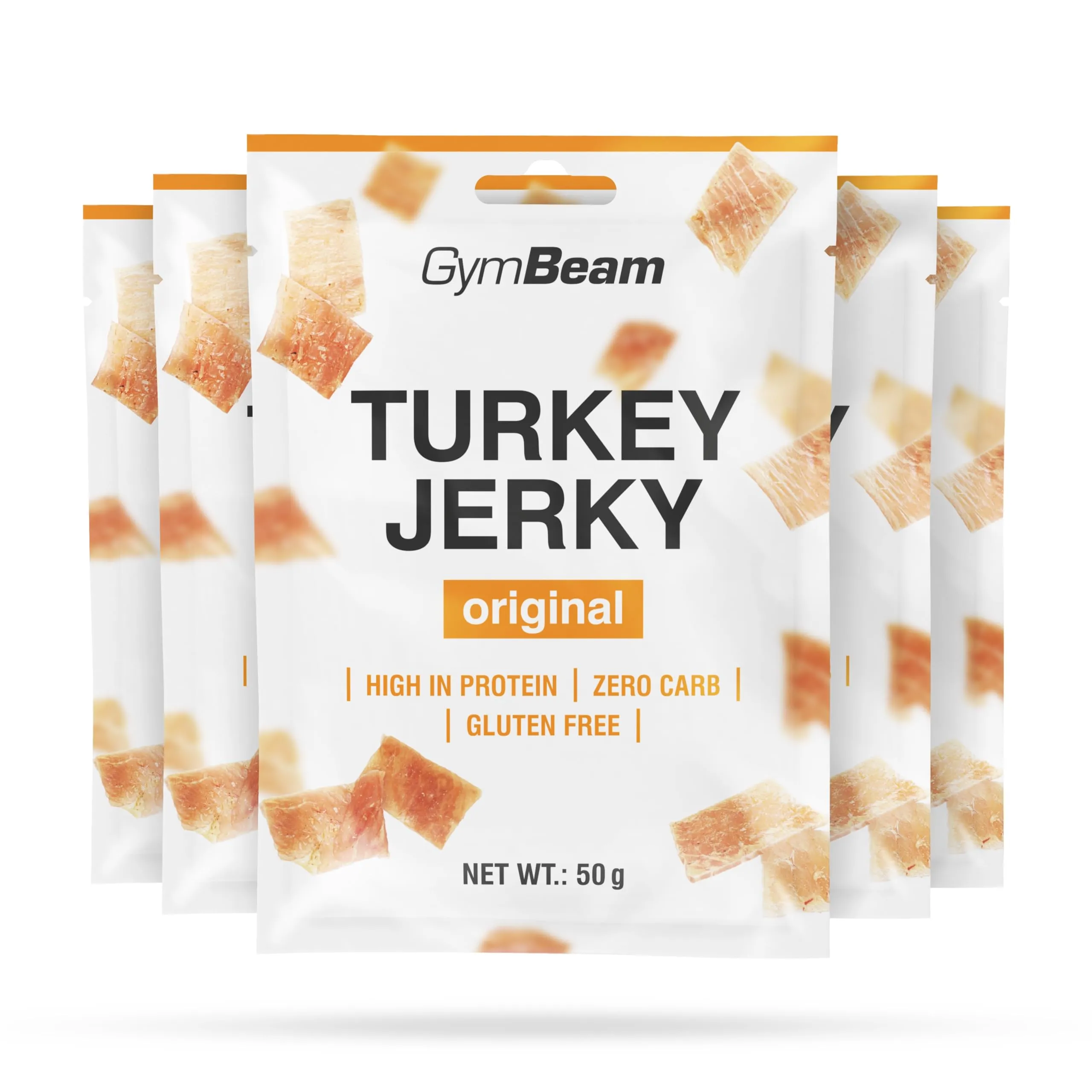 GymBeam Carne Secca di Tacchino, Turkey Jerky 50g