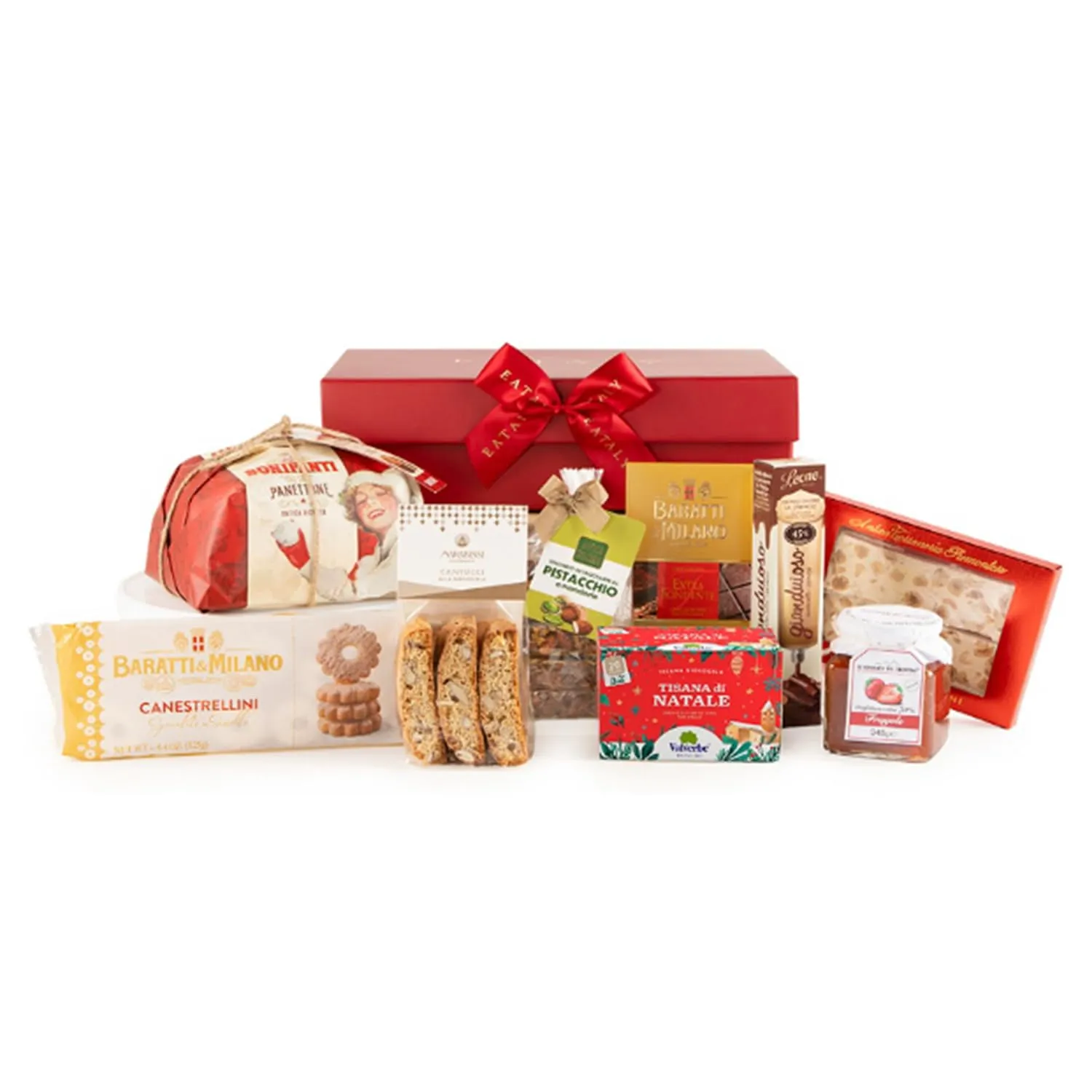 Eataly - Cesto gastronomico con dolci gustosi - Peccati di gola - Box con 7 prodotti golosi