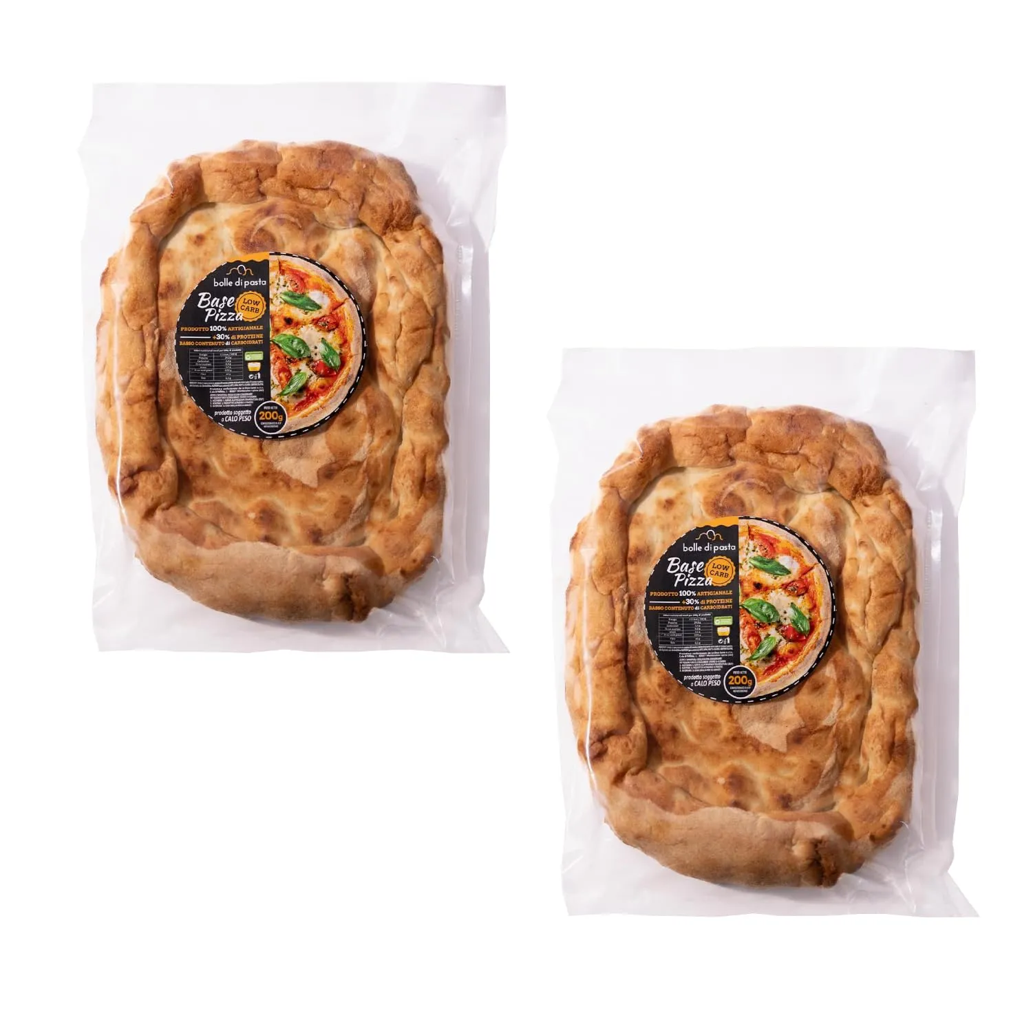 Bolle Di Pasta® Base Pizza Low Carb-Keto – 100% Artigianale