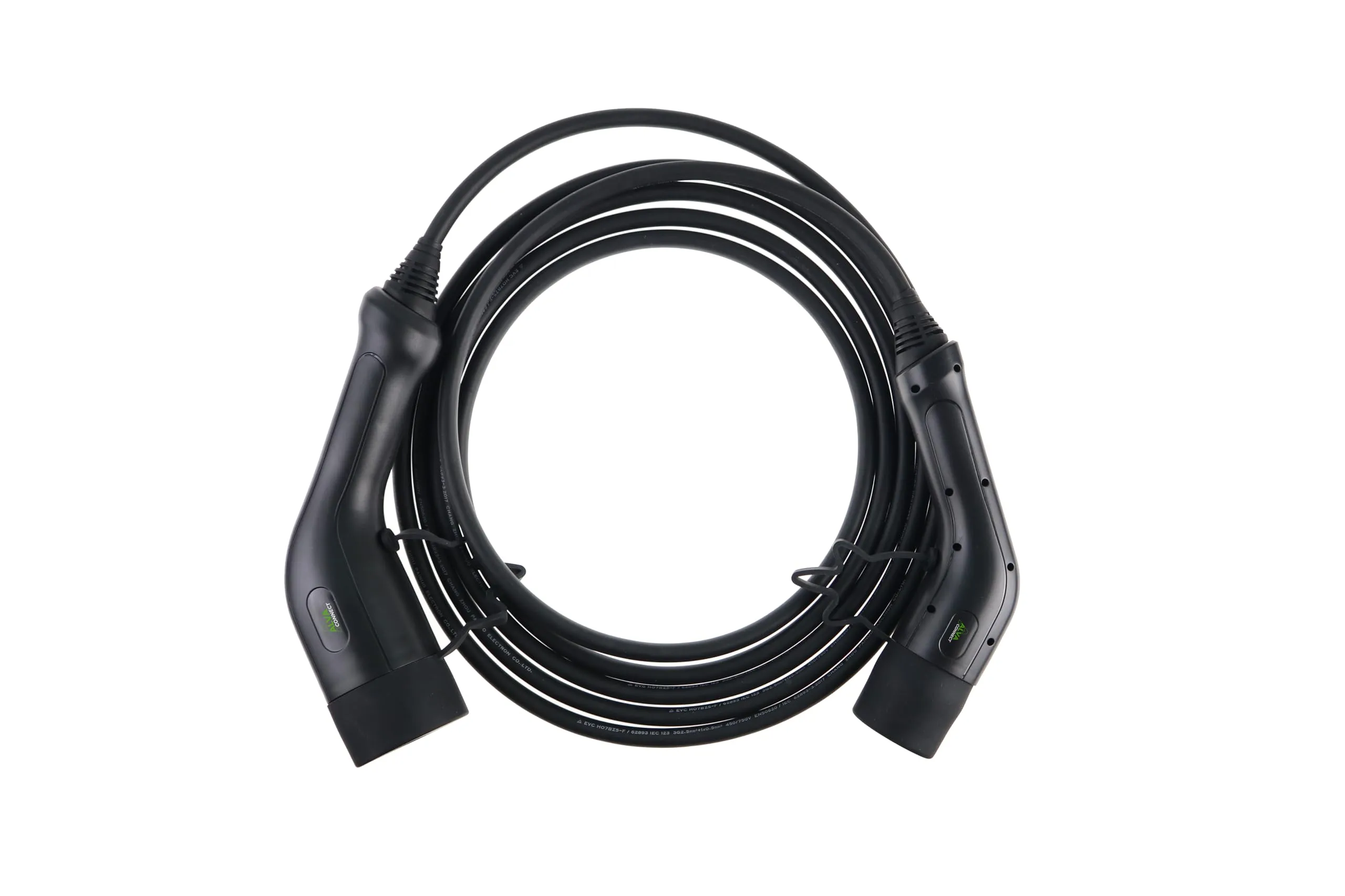 Cavo di ricarica per veicoli elettrici Alva Connect Tipo 2 - Tipo 2, 32A, 22kW, Trifase con Borsa Inclusa
