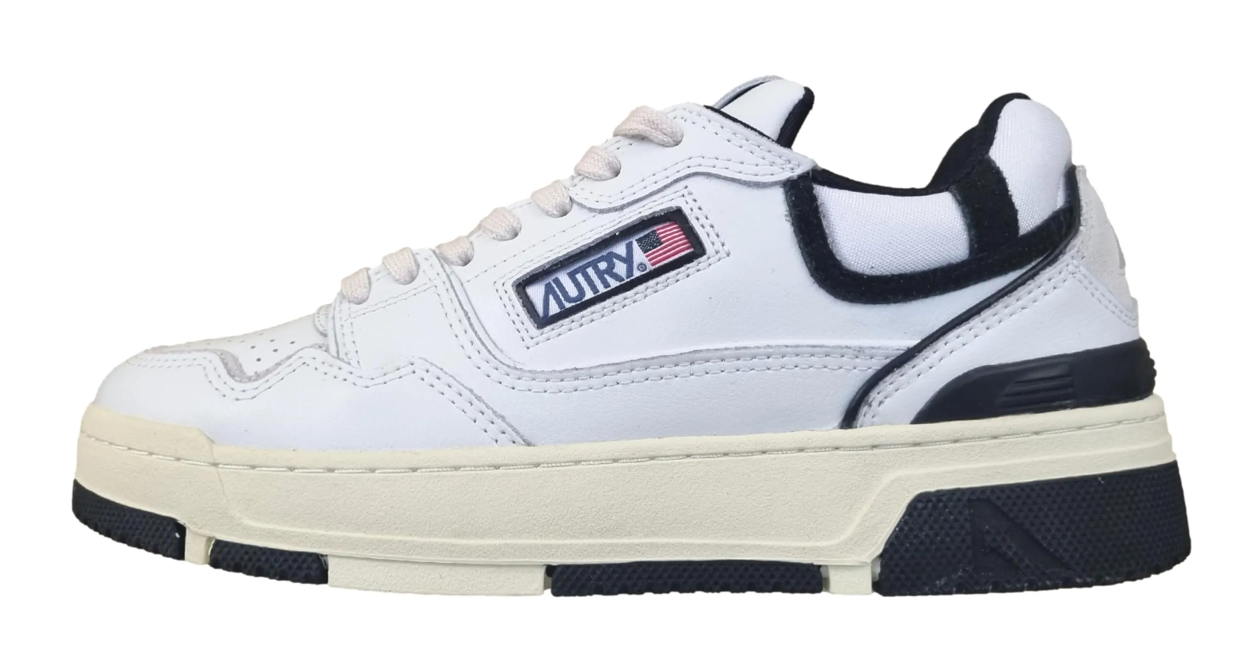 Autry CLC Low: Iconiche Sneakers da Uomo in Pelle Bianca