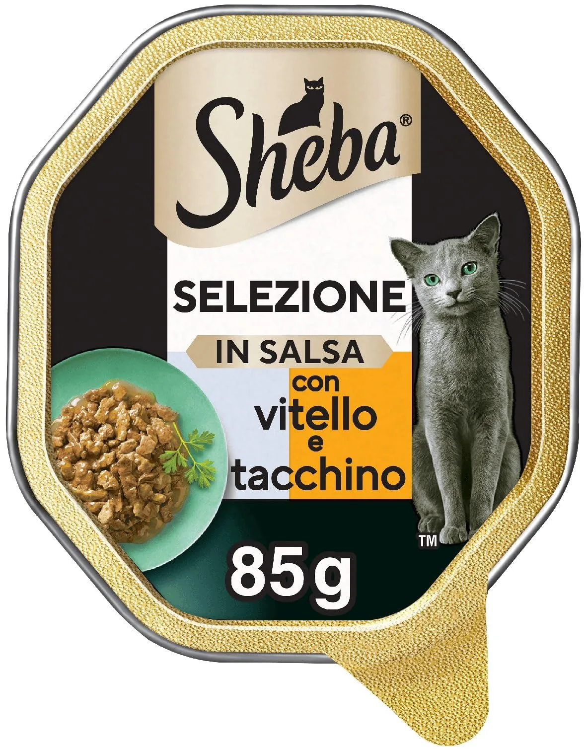 Sheba Selezione in Salsa Vitello & Tacchino - 22 Vaschette