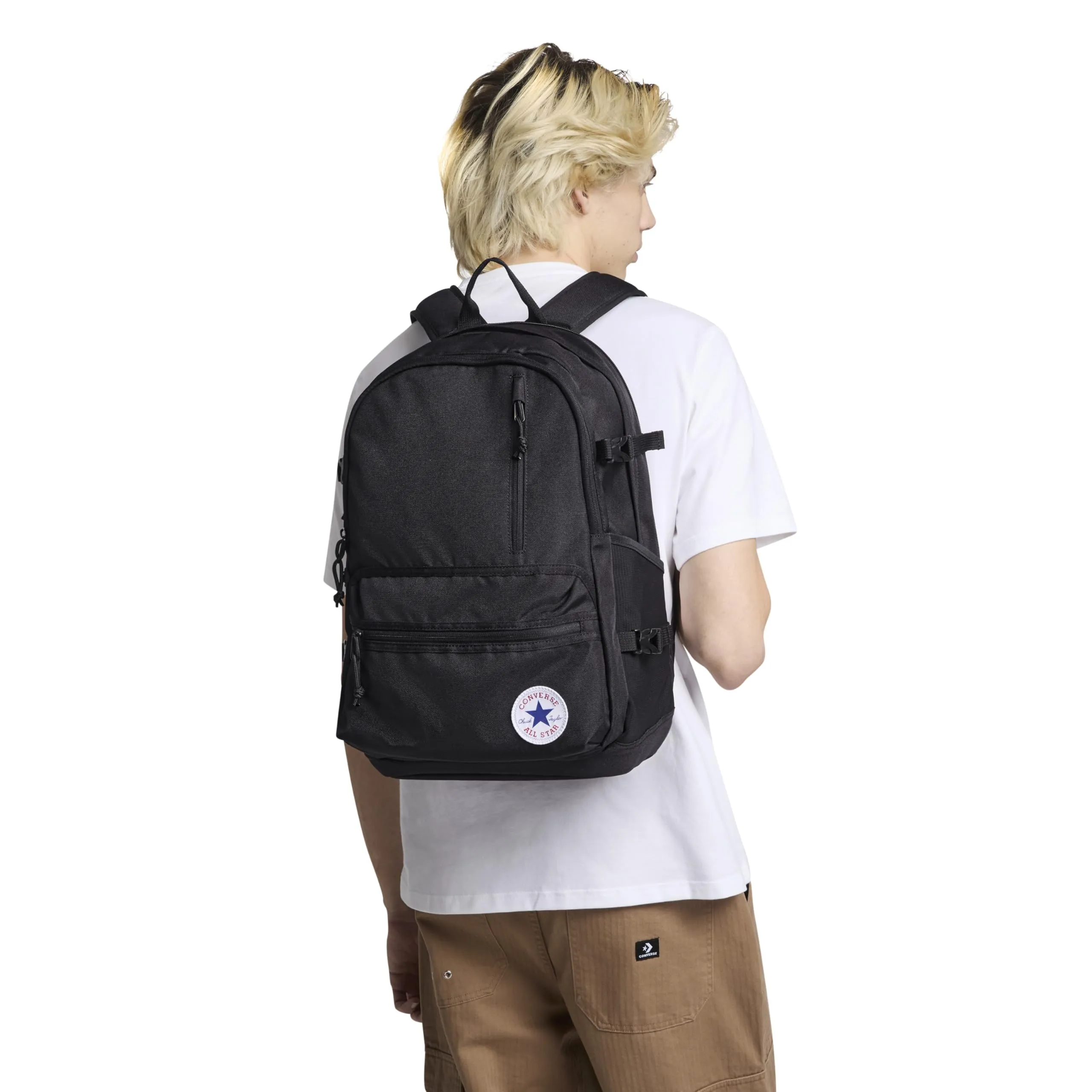 Zaino Nike Cam Straight Edge Unisex Bambino - Nero