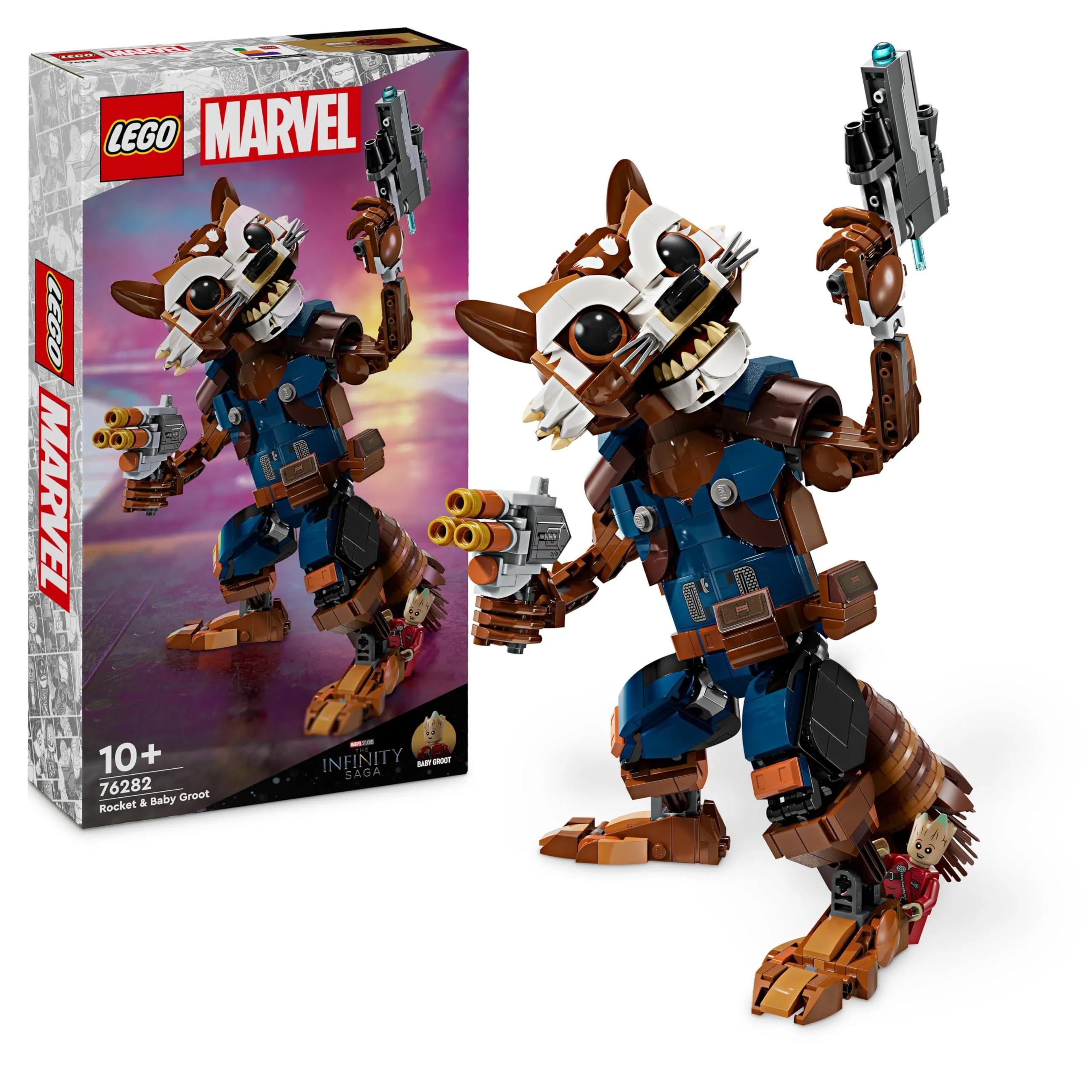 LEGO Marvel Rocket e Baby Groot
