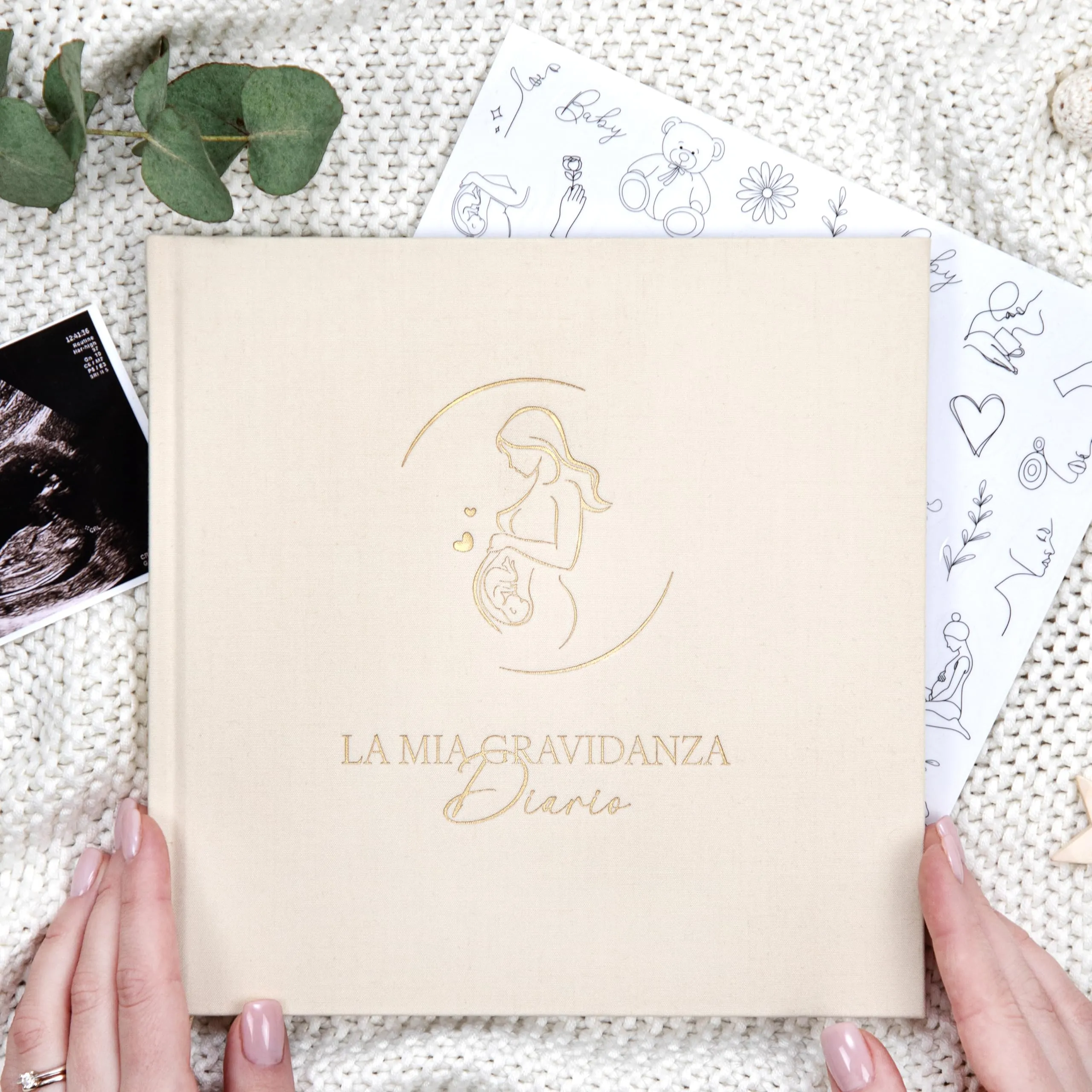 Wellode® Diario della Gravidanza da Compilare in ITALIANO