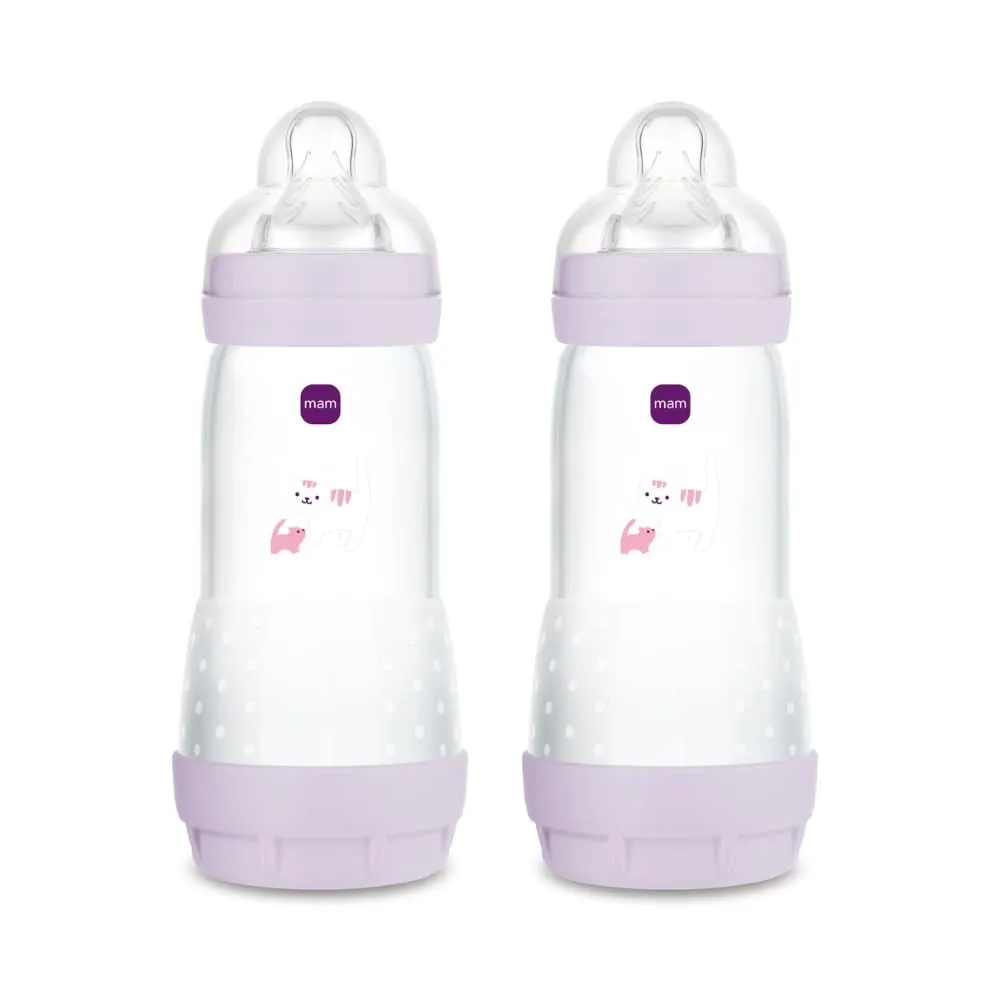 MAM Biberon Easy Start 320 ml (Set da 2) - Rosa