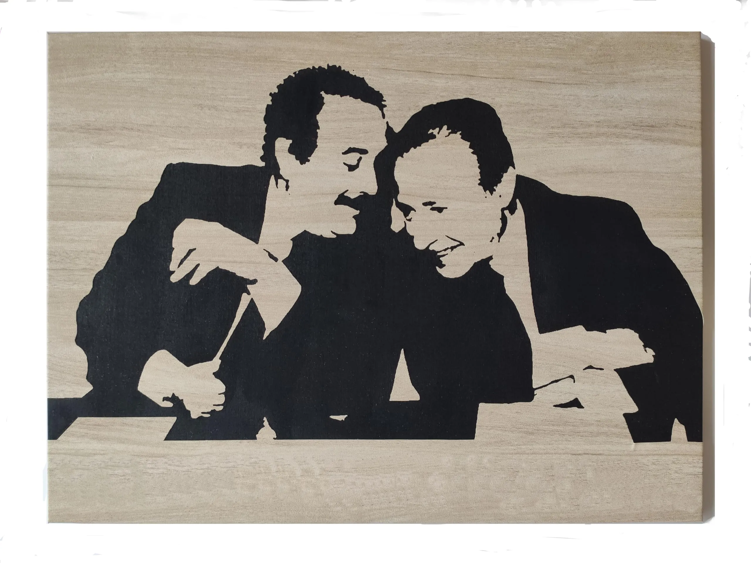 Quadro Falcone Borsellino 30x40 cm - Omaggio all'Eroe Made in Italy