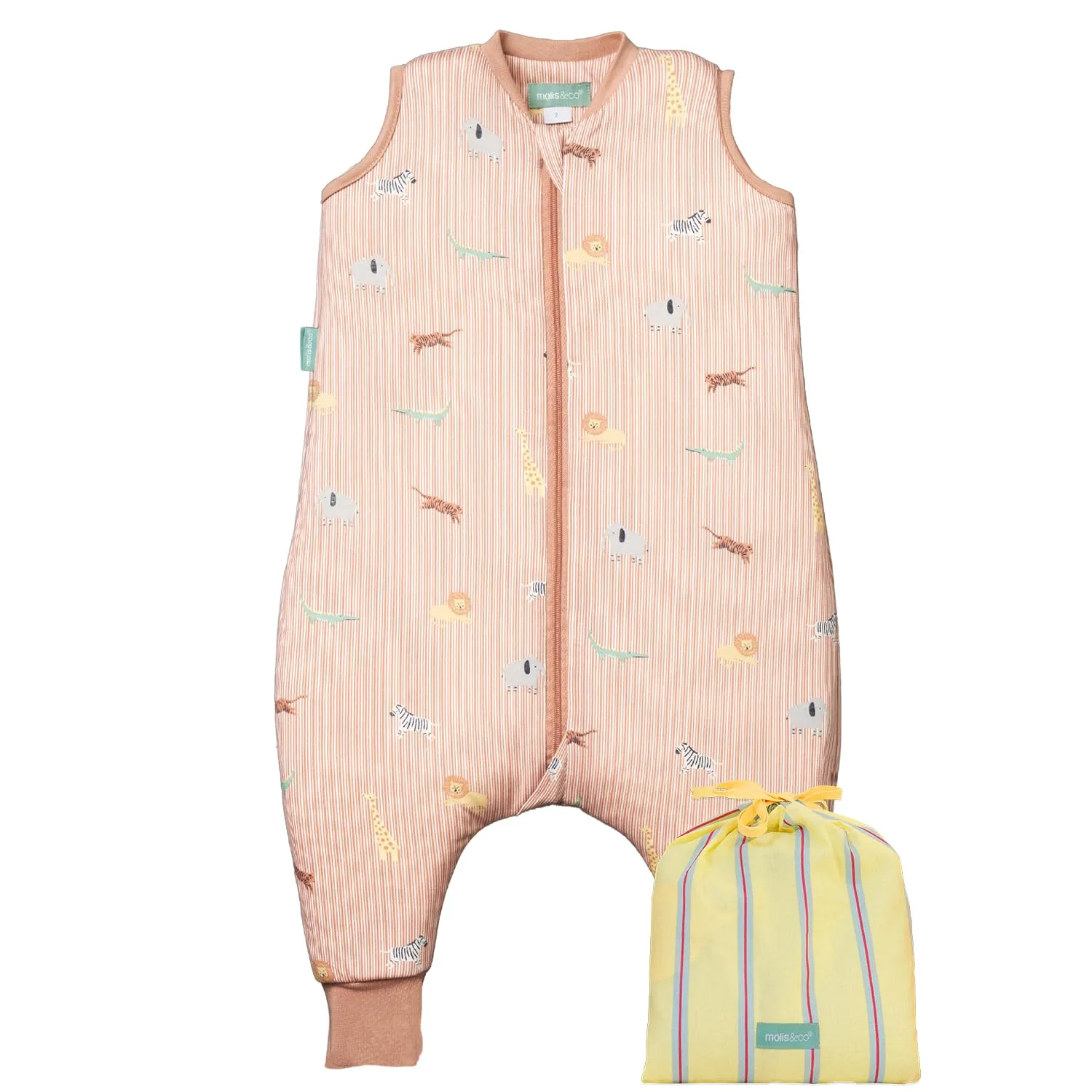 Molis&co. Sacco Nanna con Piedini Jungle 2 Anni